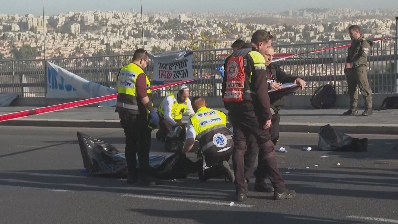 Ataque palestino en Jerusalén