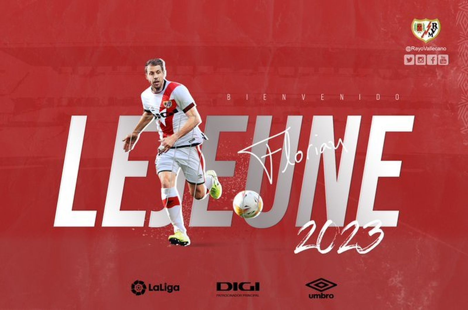Lejeune nuevo jugador del Rayo Vallecano