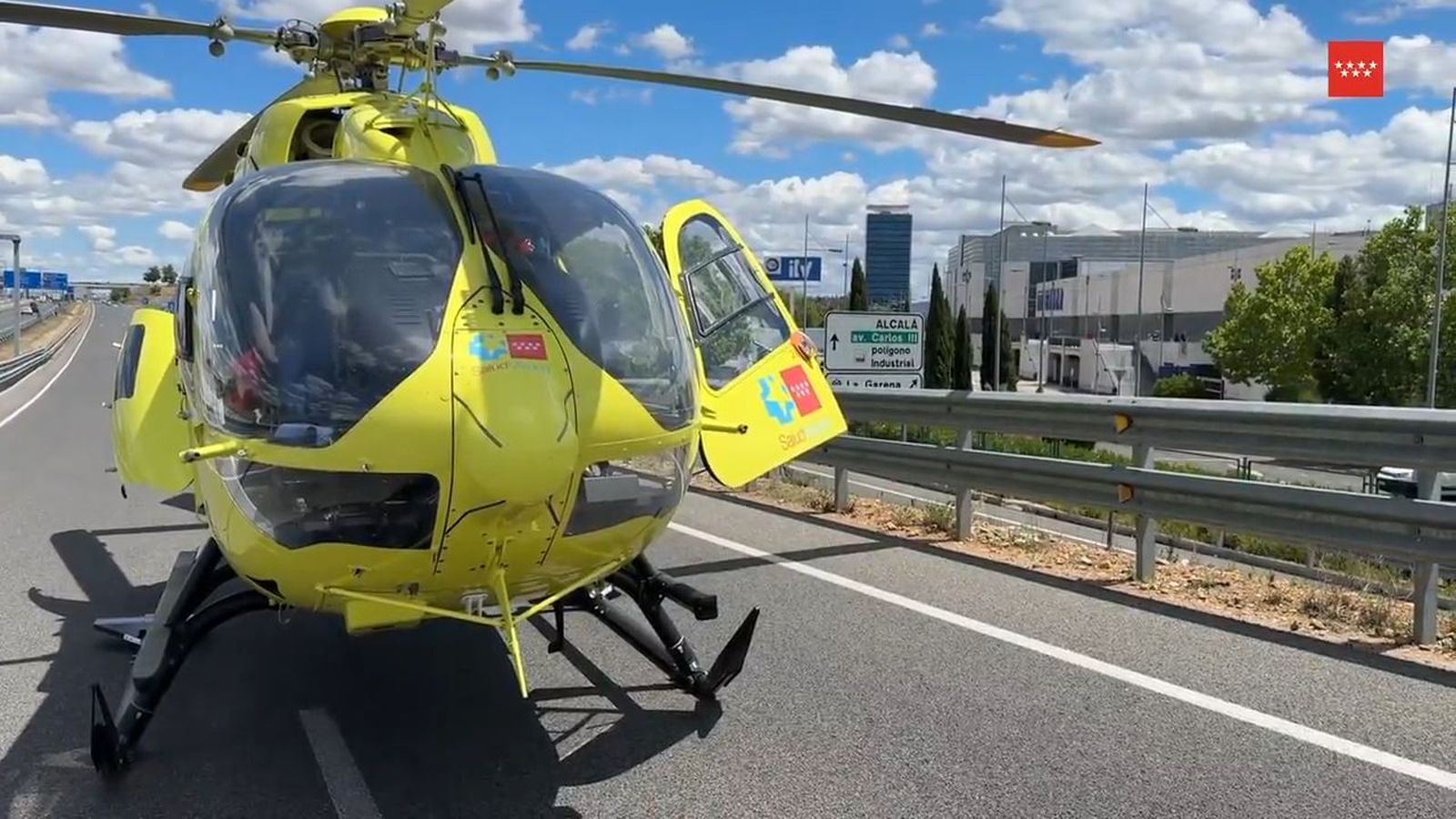 Accidente de moto en Alcalá de Henares