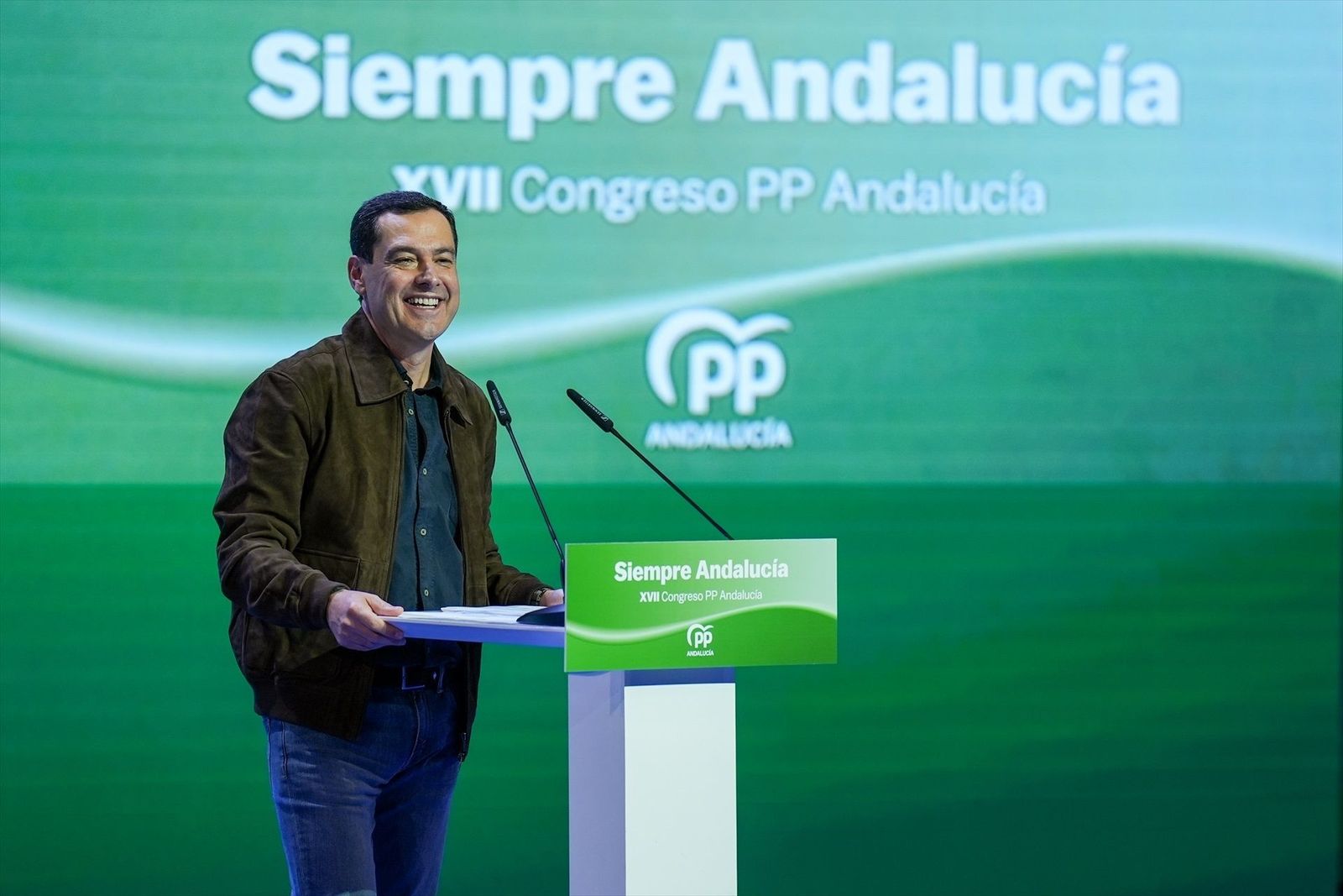 Moreno Bonilla, reelegido presidente del PP andaluz con el 99,95% de los votos