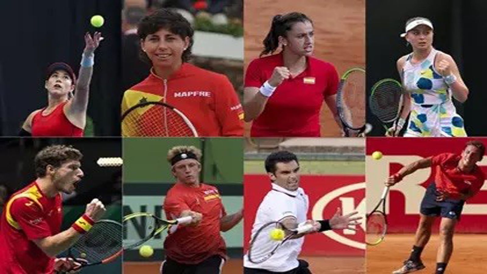El equipo español de tenis olímpico en Tokio