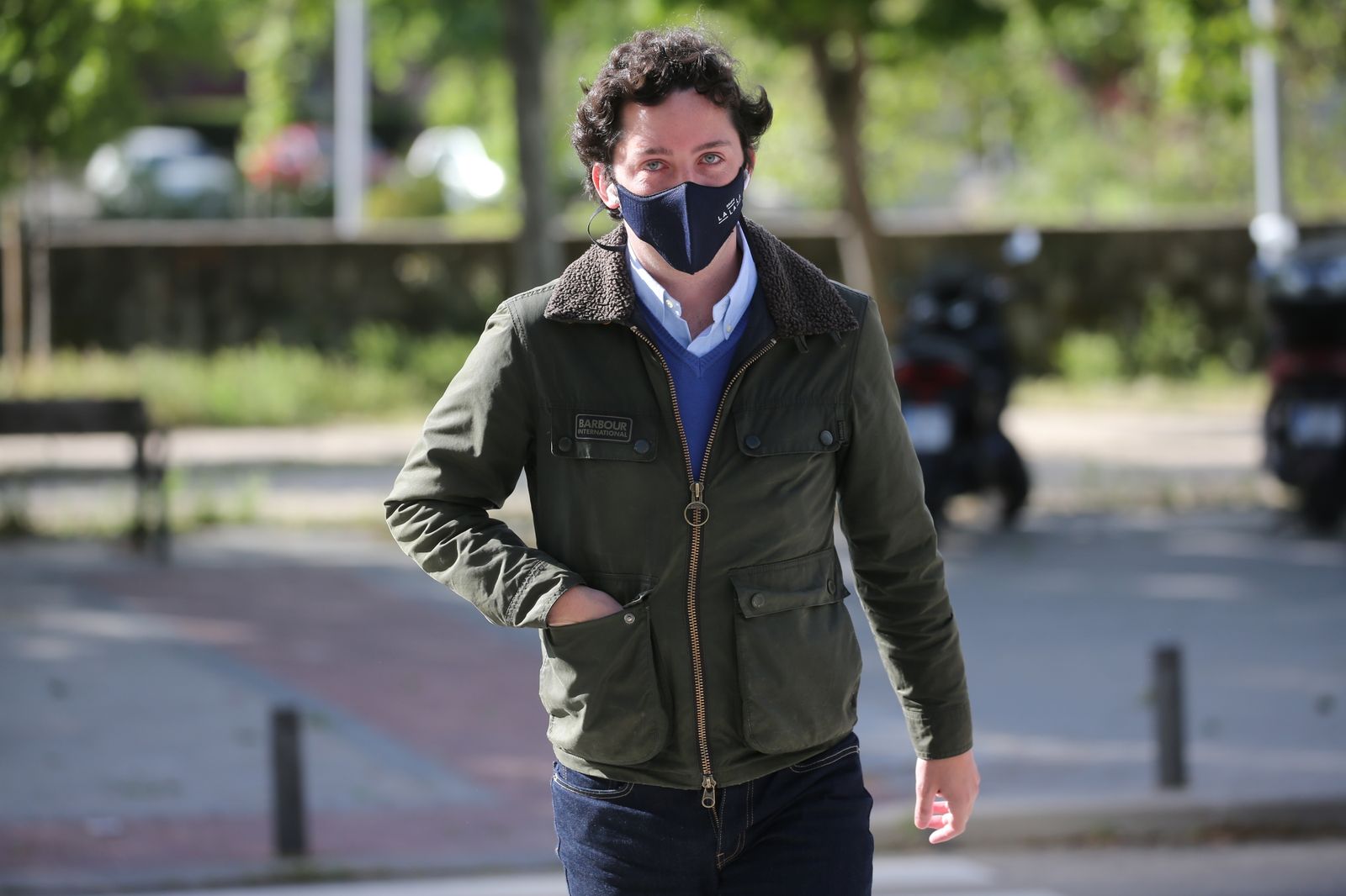 El Pequeño Nicolás a su llegada a la Audiencia Provincial de Madrid