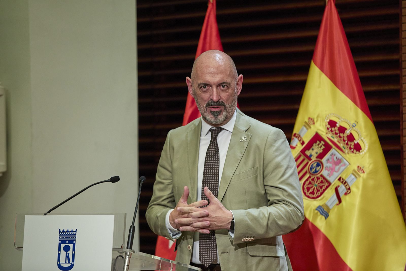 El rector de la Universidad Complutense, Joaquín Goyache
