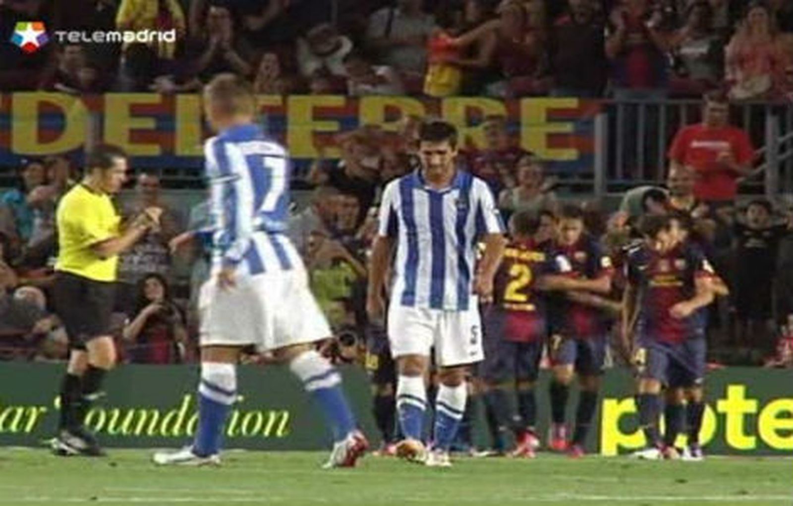 El Barcelona, con Messi, comienza goleando