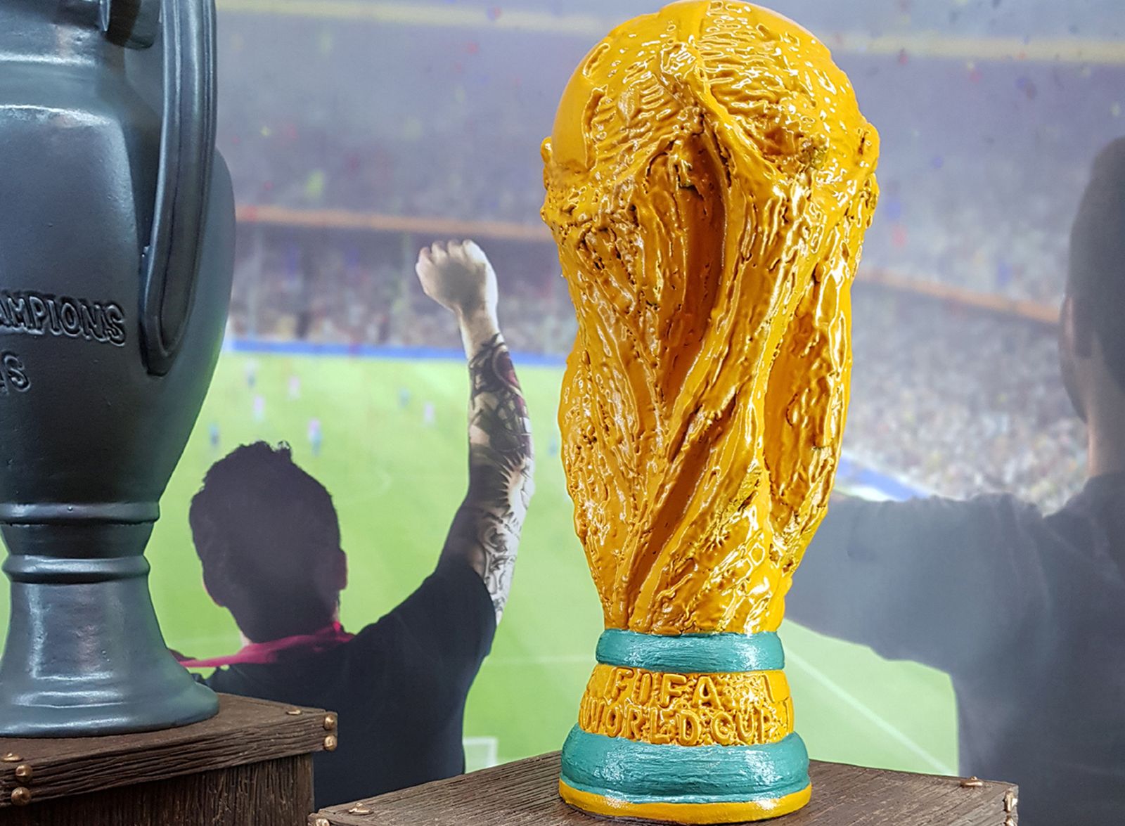 ‘El chocolate se hace arte’,  esculturas gigantes del mundo del deporte