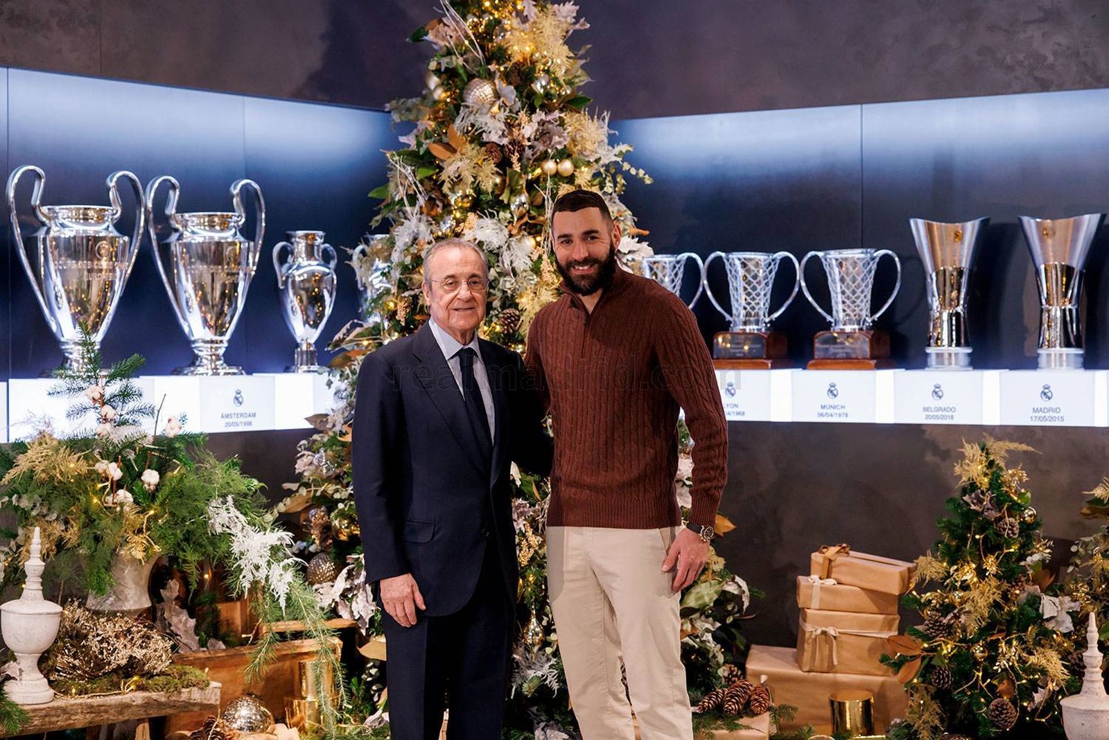 Florentino Pérez y Benzema