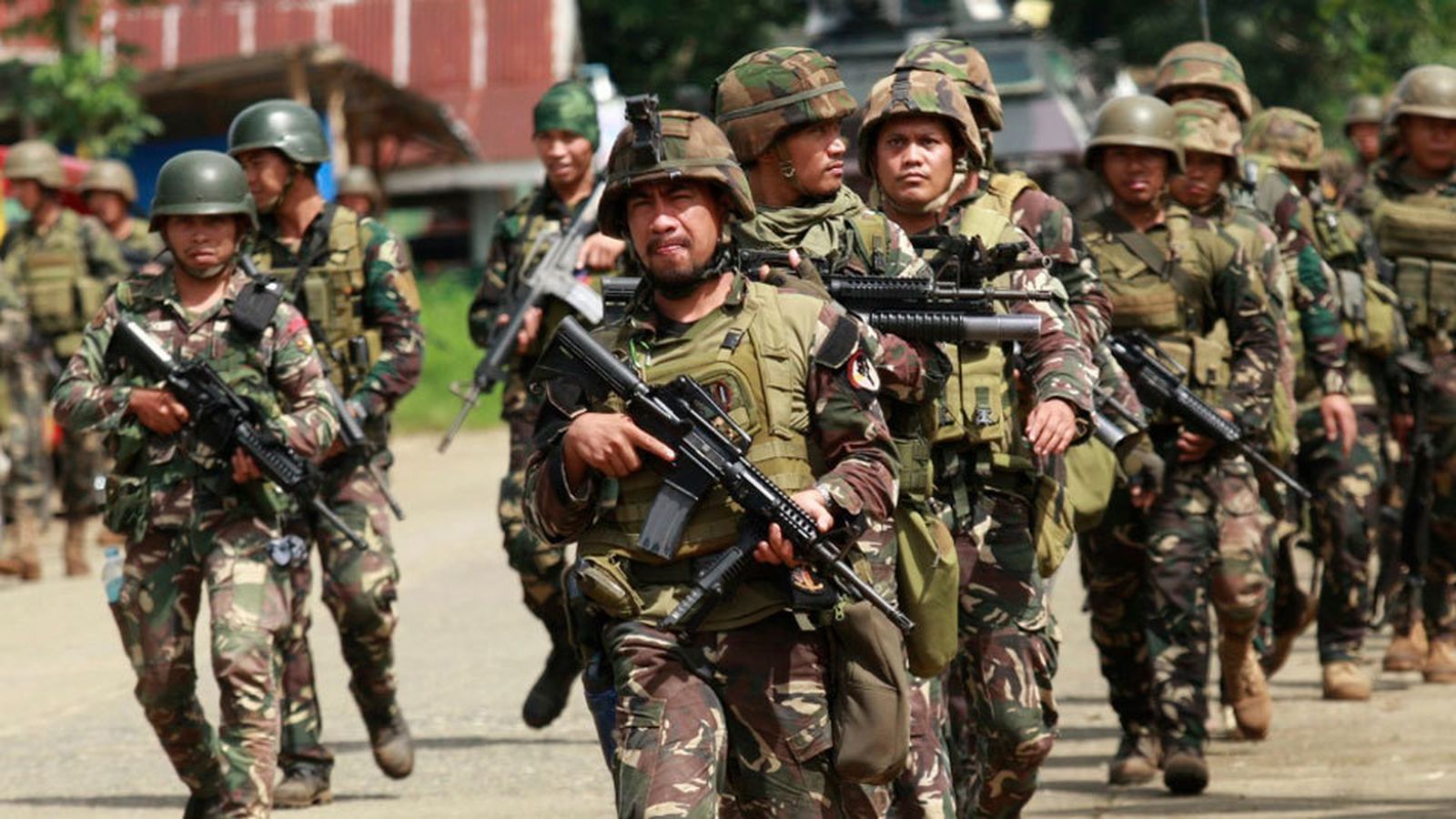 Despliegue del Ejército filipino tras los ataques de Marawi