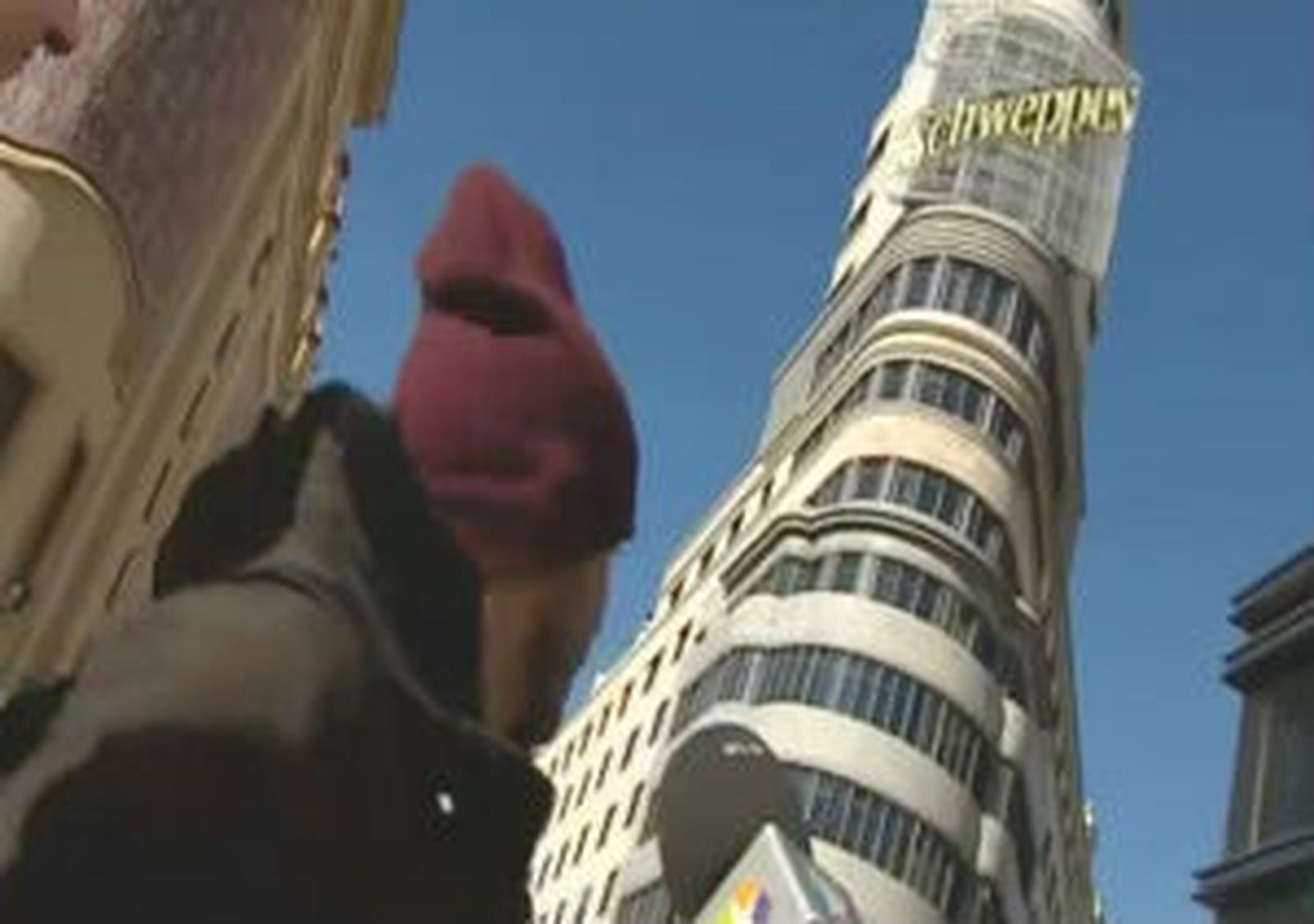 Cartel en la Gran Via de Madrid