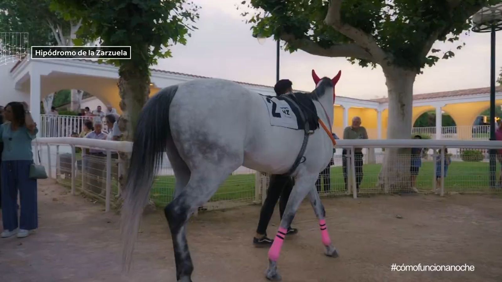 Así es la noche de un jockey en el Hipódromo de la Zarzuela