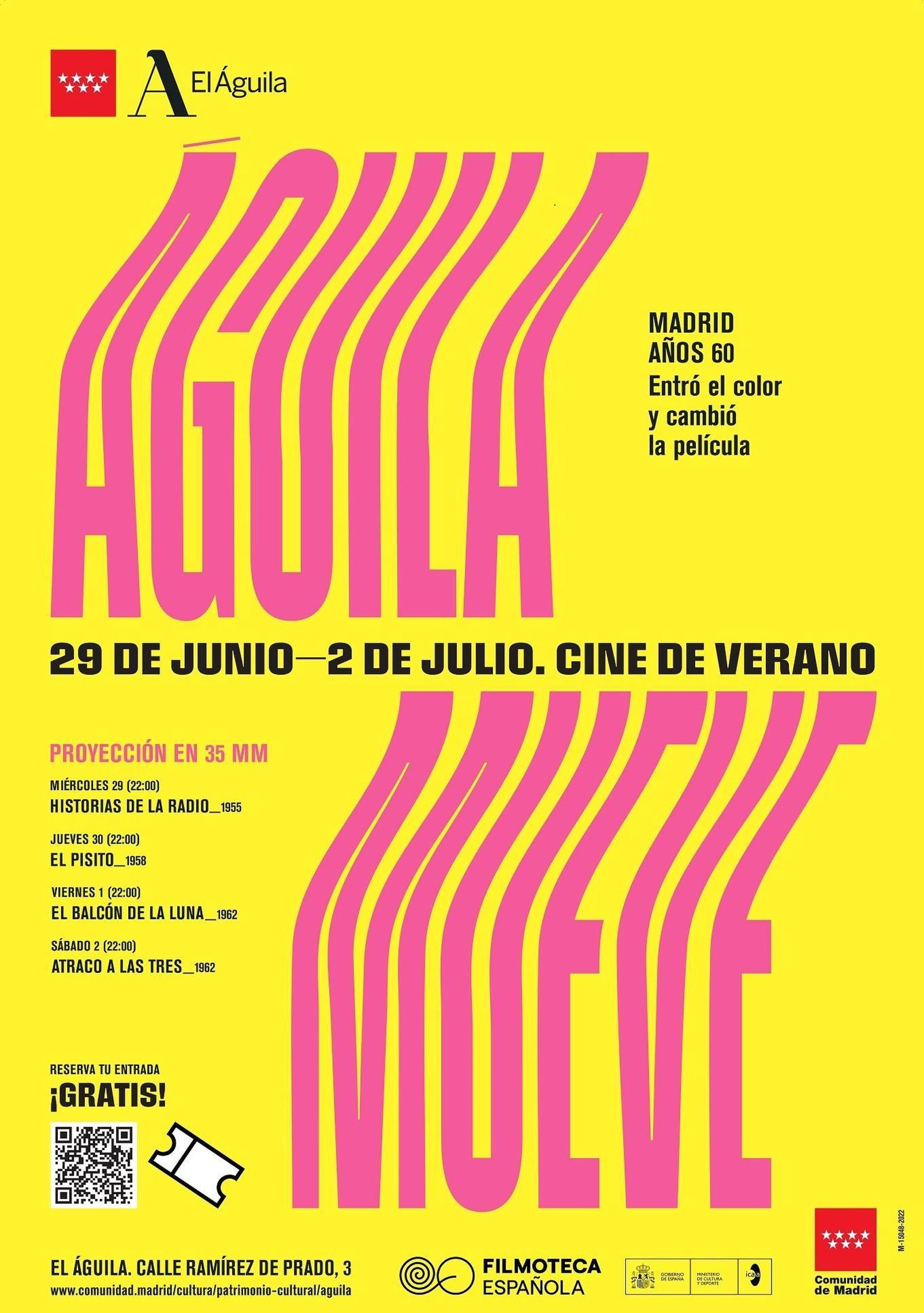 Cartel del ciclo de cine de 'El Águila'