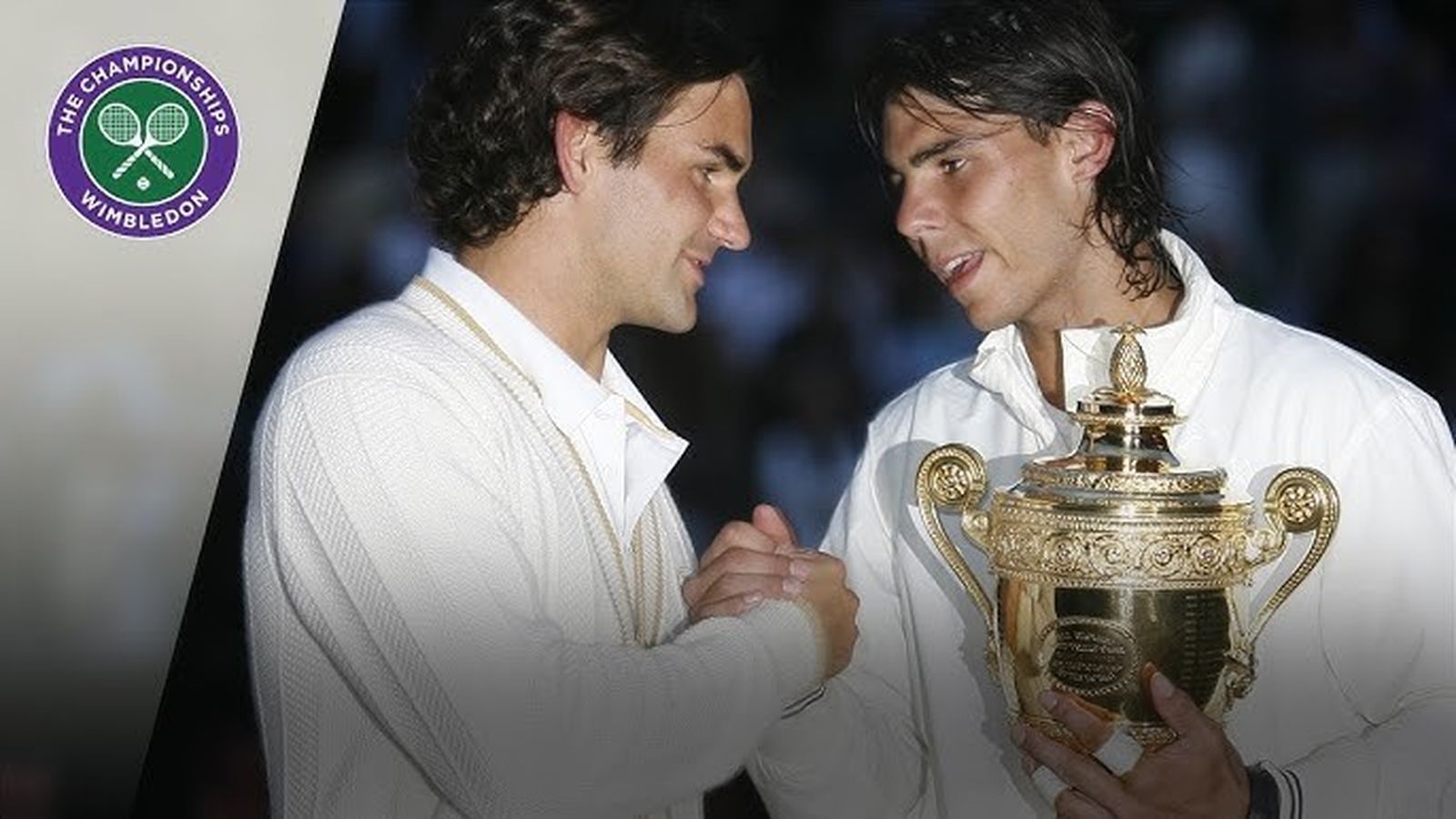 Rafa Nadal y Federer en Wimbledon 2008