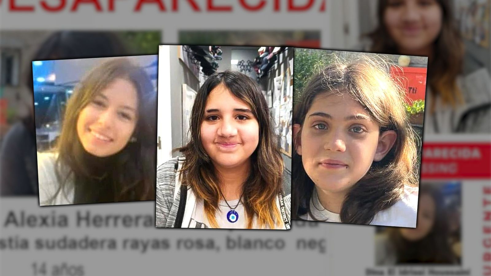 Piden colaboración para localizar a tres menores desaparecidas en Galapagar