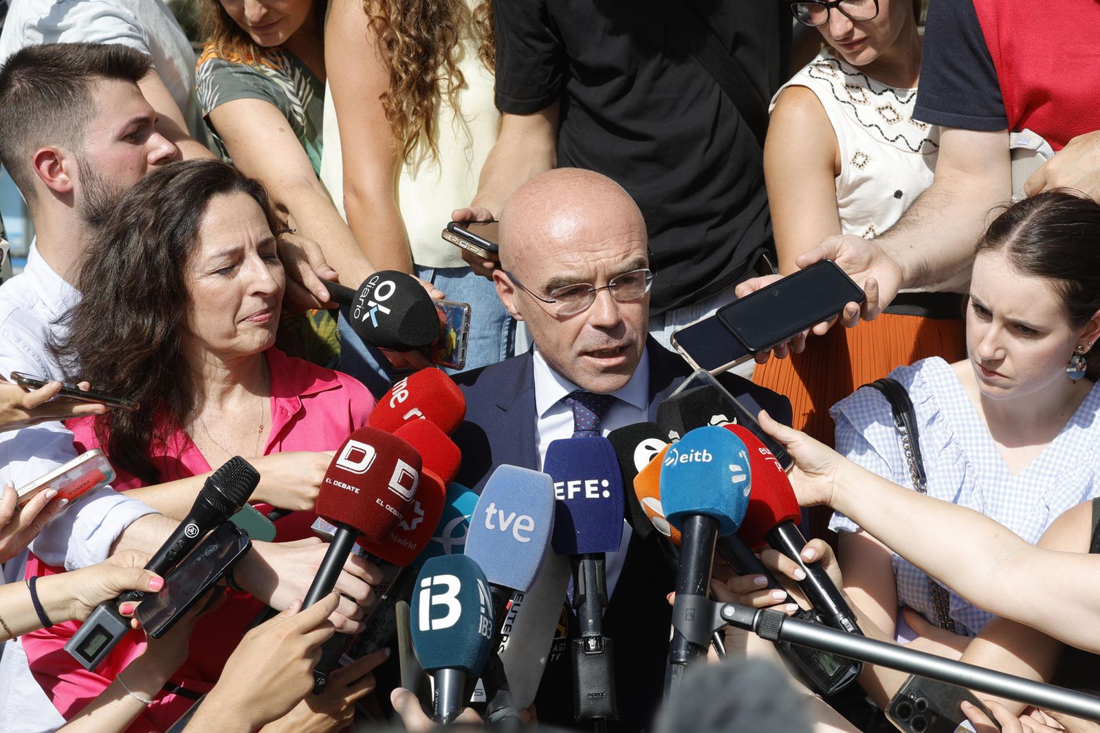 Rueda de prensa de Jorge Buxadé en el juicio de Begoña Gómez