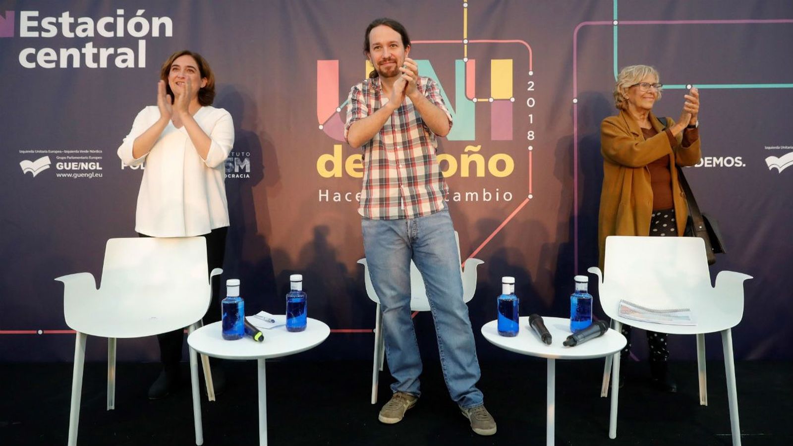 Carmena y Colau reivindican su gestión en los 'ayuntamientos del cambio'