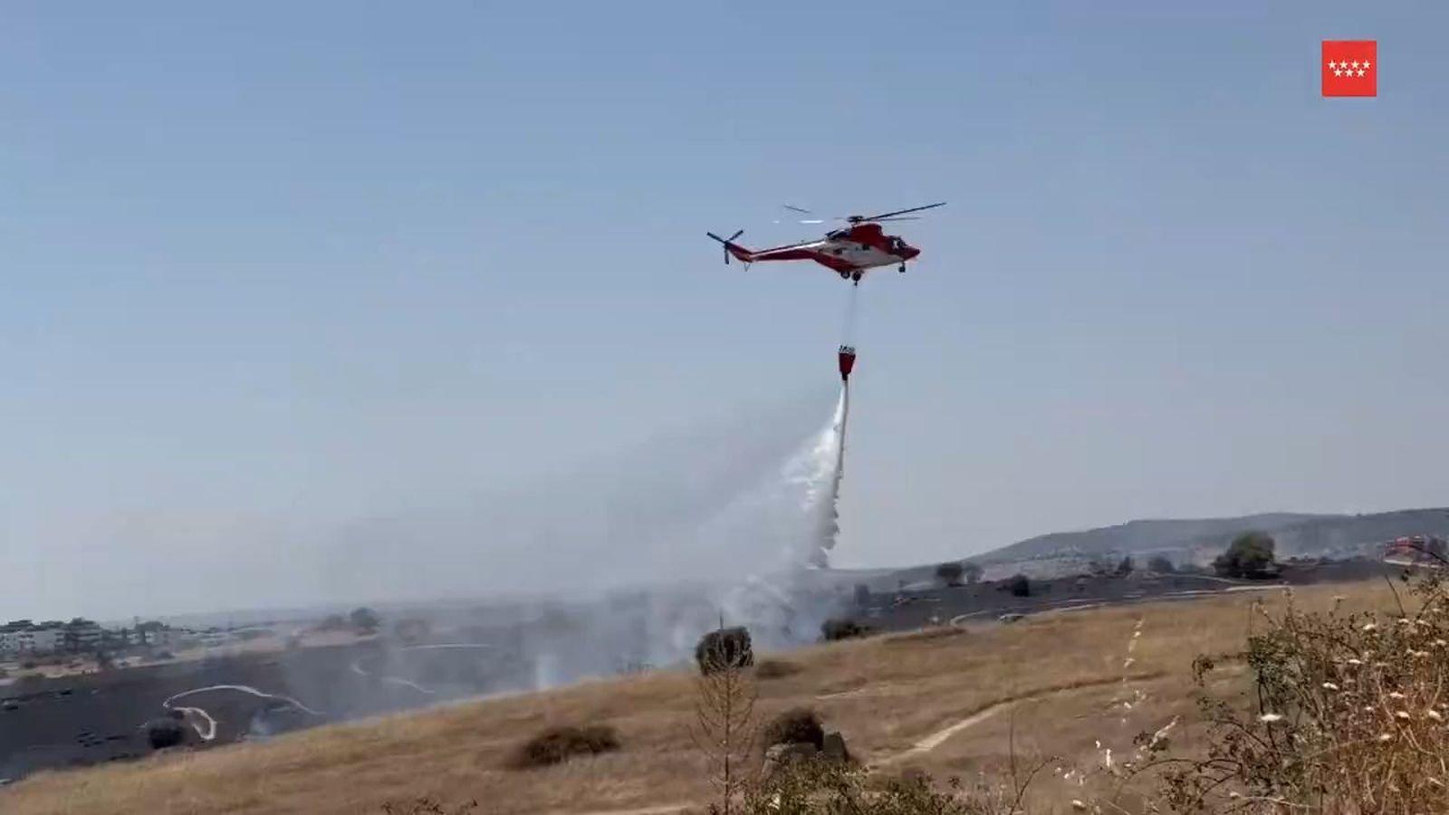 Incendio forestal en Colmenar Viejo