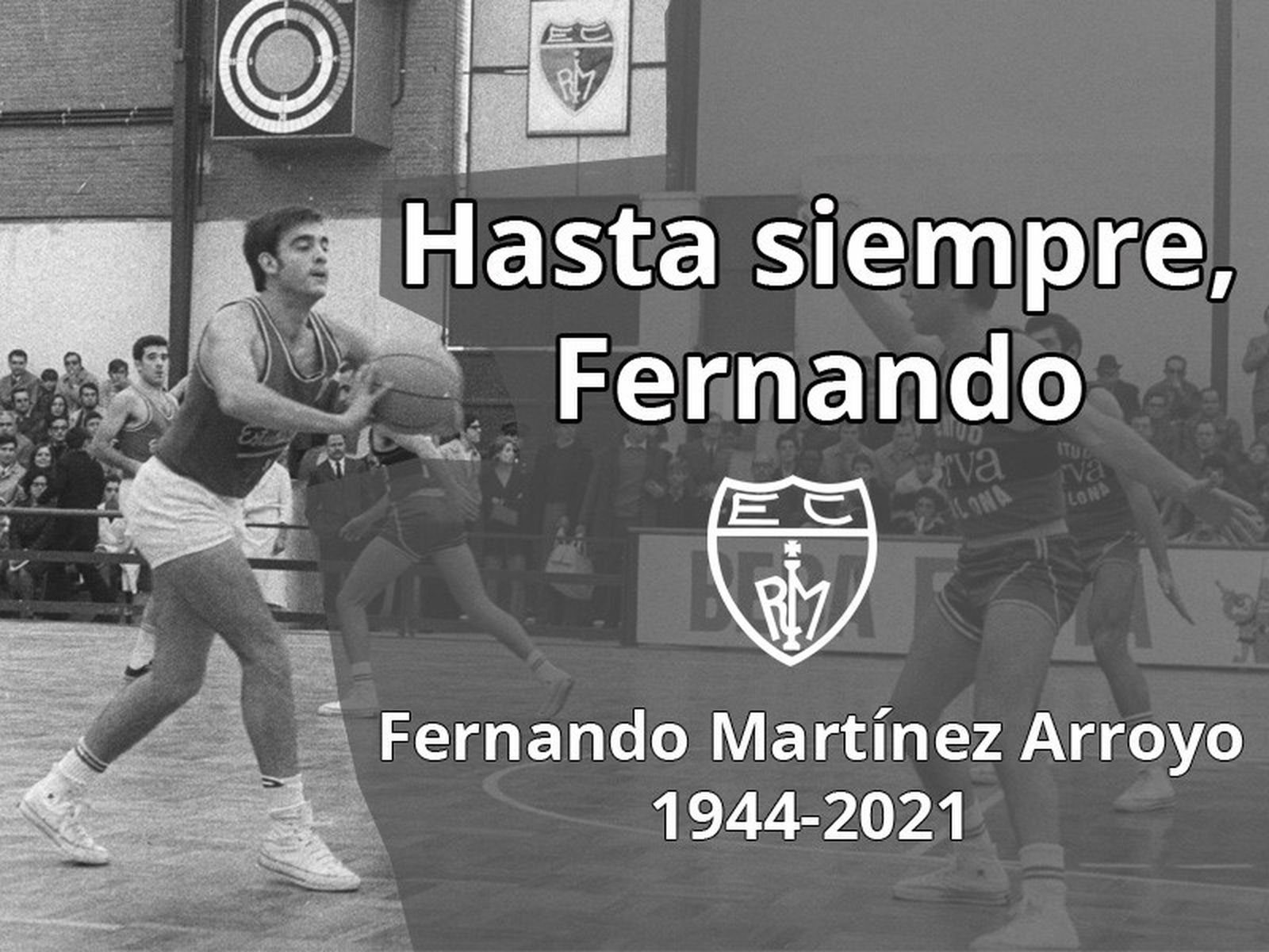 El 9 de mayo fallecía Fernando Martínez Arroyo, alumno del Ramiro de Maeztu, jugador en todas las categorías, entrenador, directivo, gerente y patrono del Estudiantes.