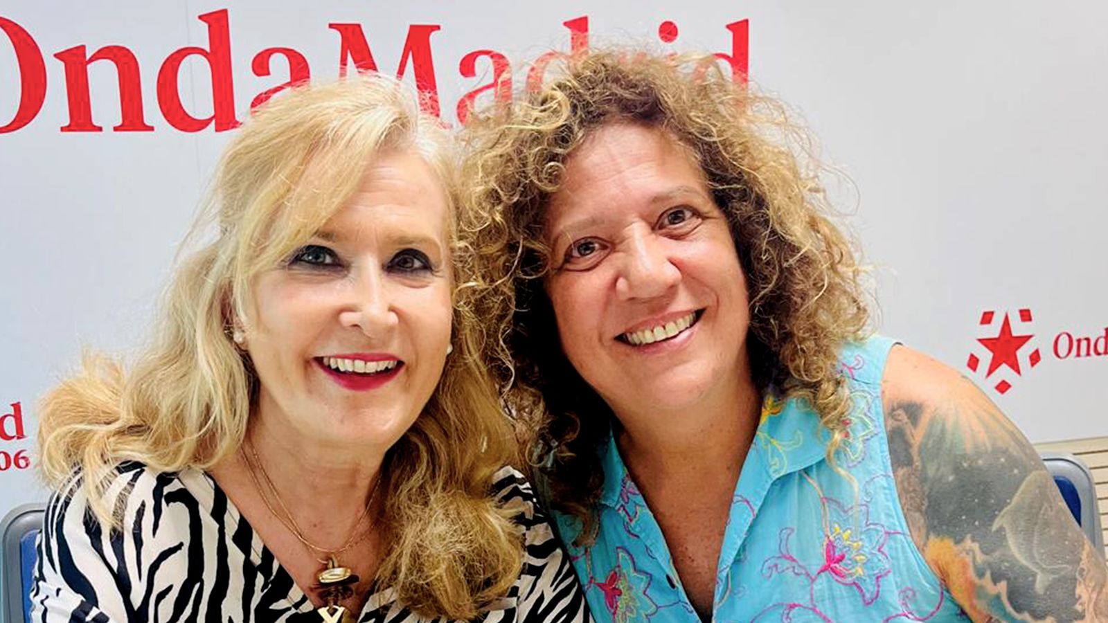 Rosana con Nieves Herrero en Madrid Directo Onda Madrid