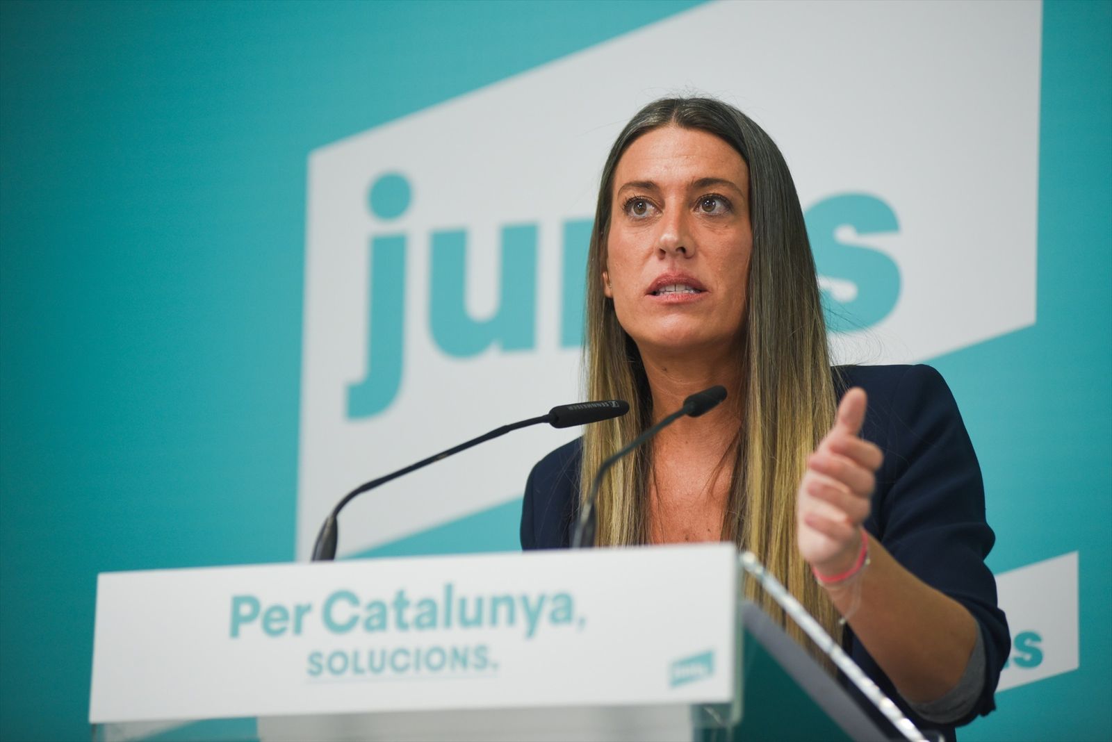 La portavoz en el Congreso de Junts, Miriam Nogueras