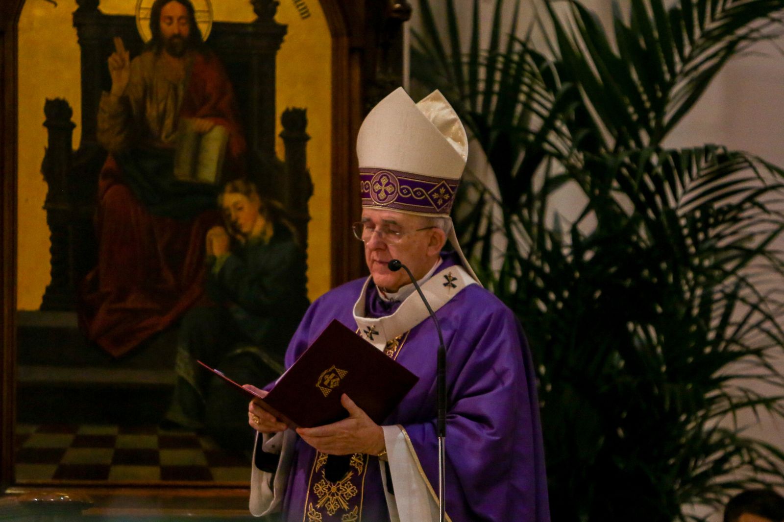 El cardenal arzobispo de Madrid, Carlos Osoro