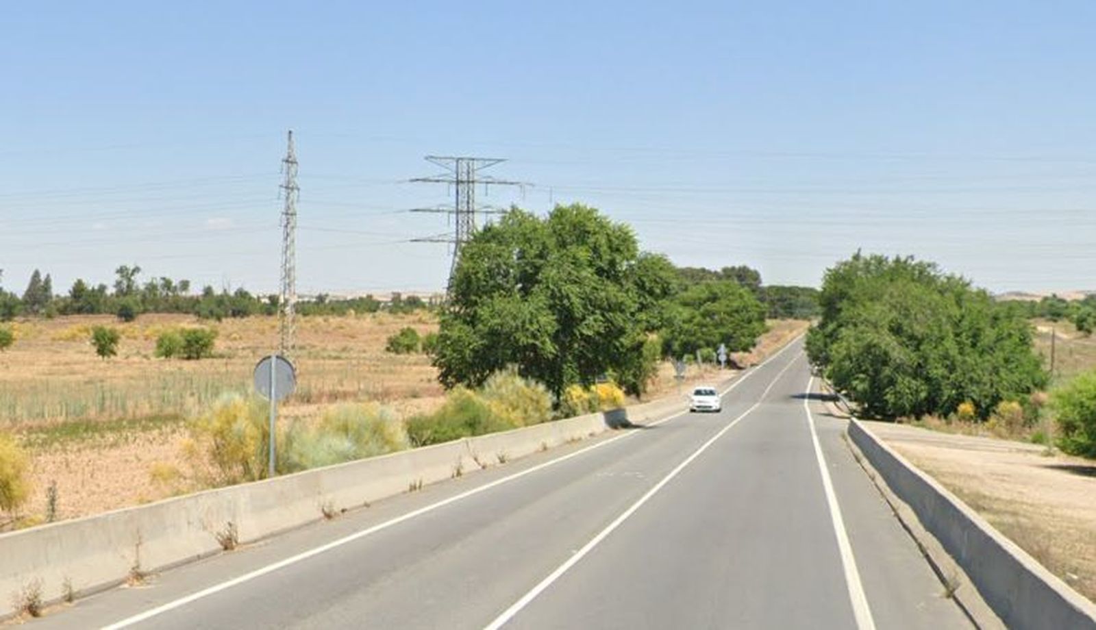 La M-119, avenida de Camarma, en el entorno de la A-2