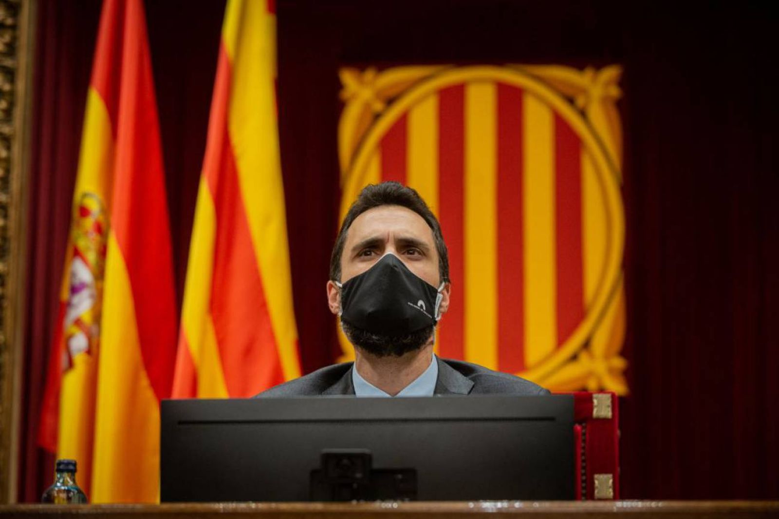 El presidente del Parlament, Roger Torrent