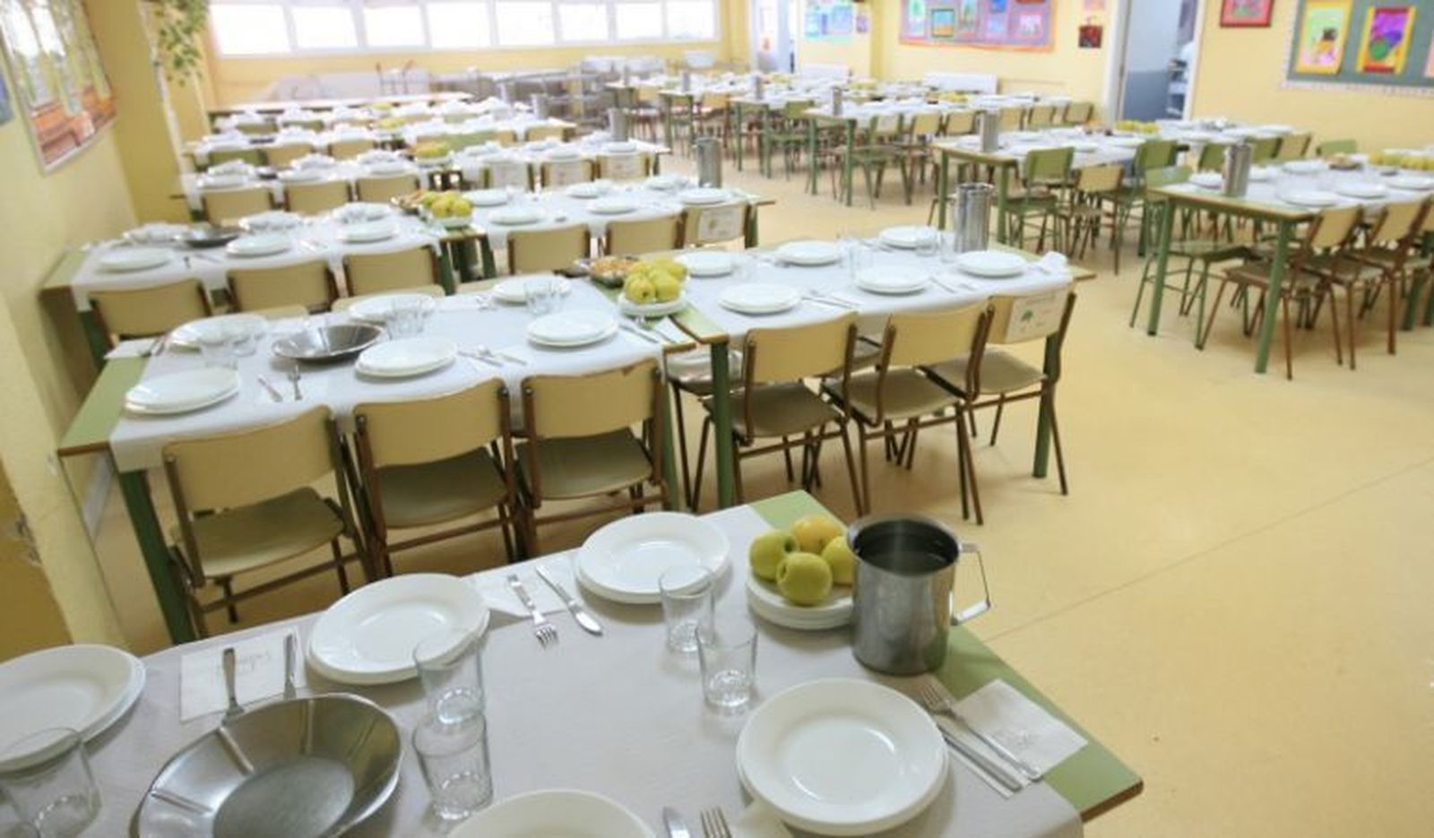 Comedor de un colegio de Algete