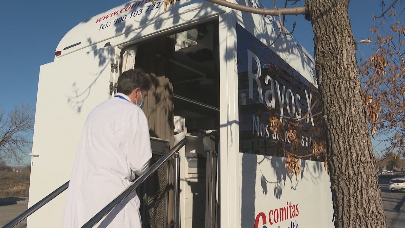 Radiografías en la puerta de casa, lo último en la teleasistencia