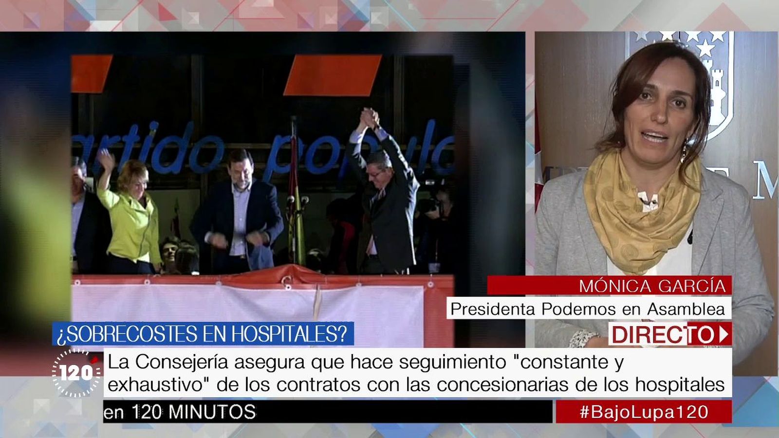 ¿Hubo sobrecostes en los hospitales de Esperanza Aguirre?