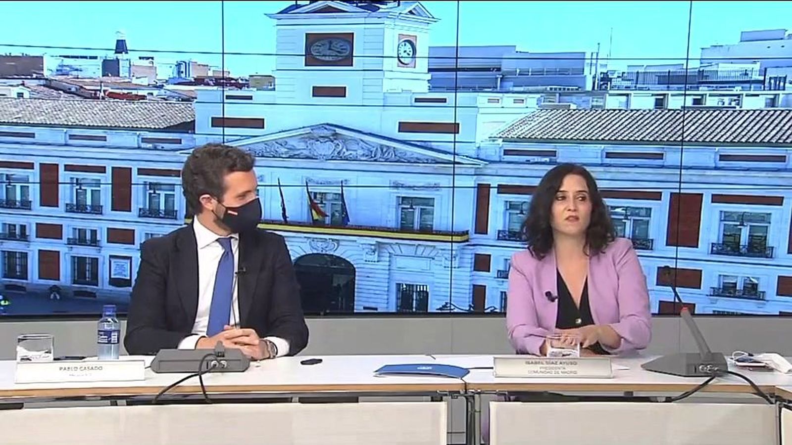 Casado y Ayuso se reunieron en 'Génova' este viernes para buscar una solución que acabó sin acuerdo