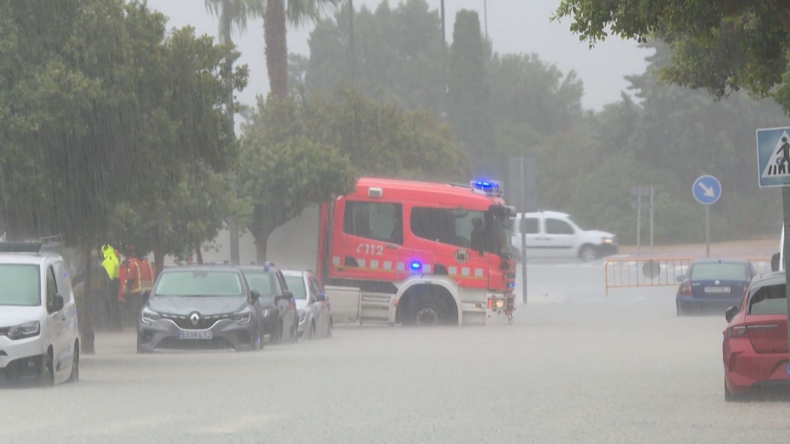 Las lluvias torrenciales ponen el sur de Tarragona en alerta máxima por inundaciones
