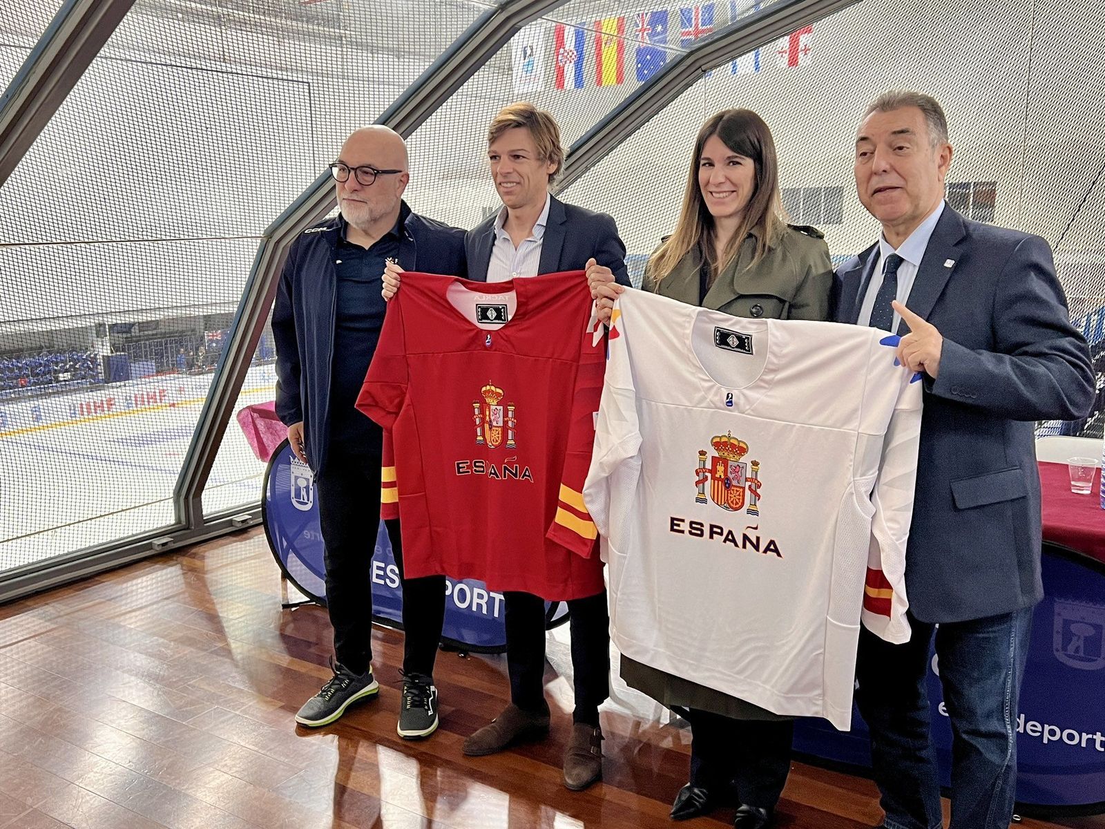 Madrid presenta el Mundial de hockey hielo masculino