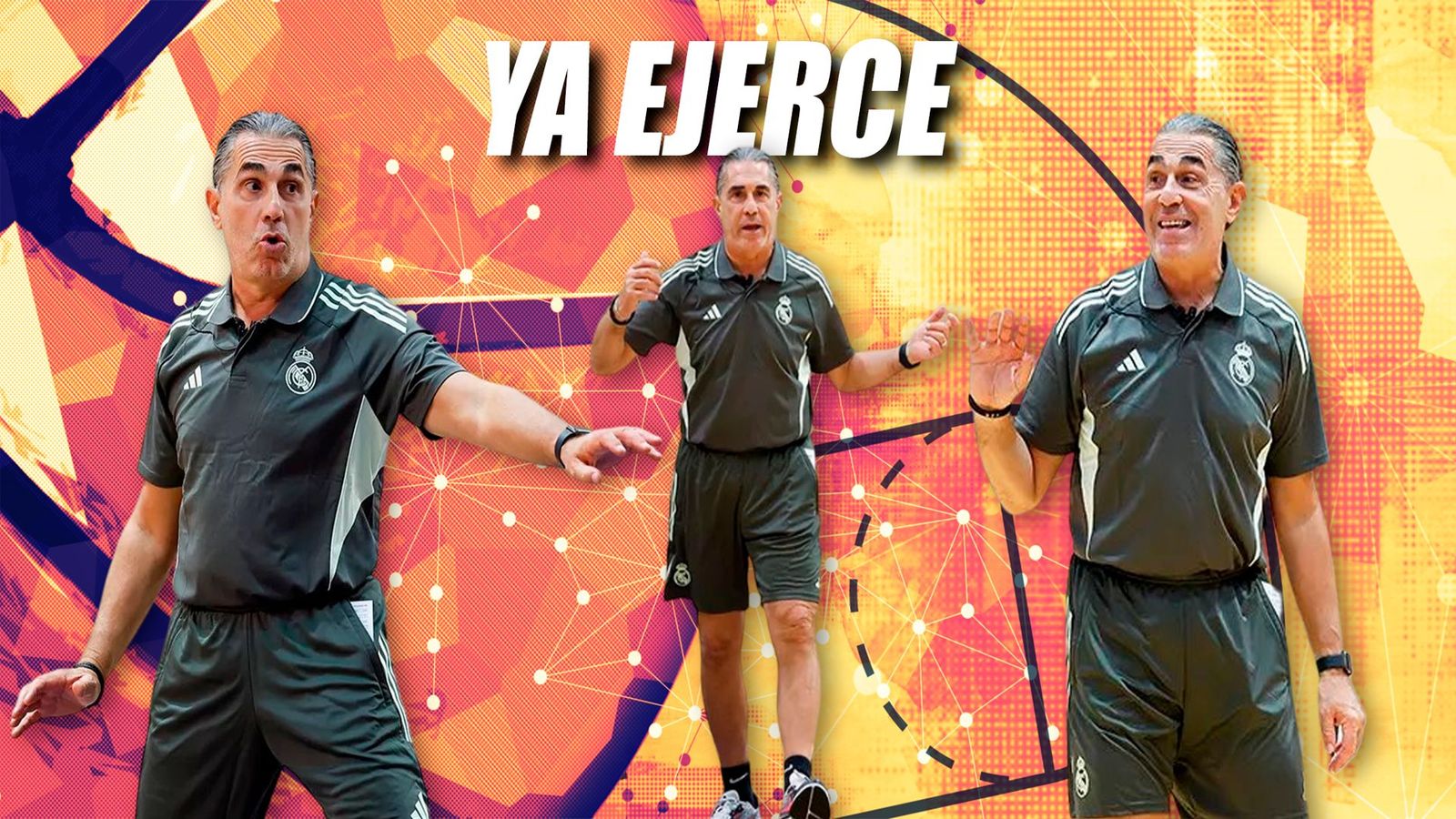 Scariolo ya ejerce en el Real Madrid