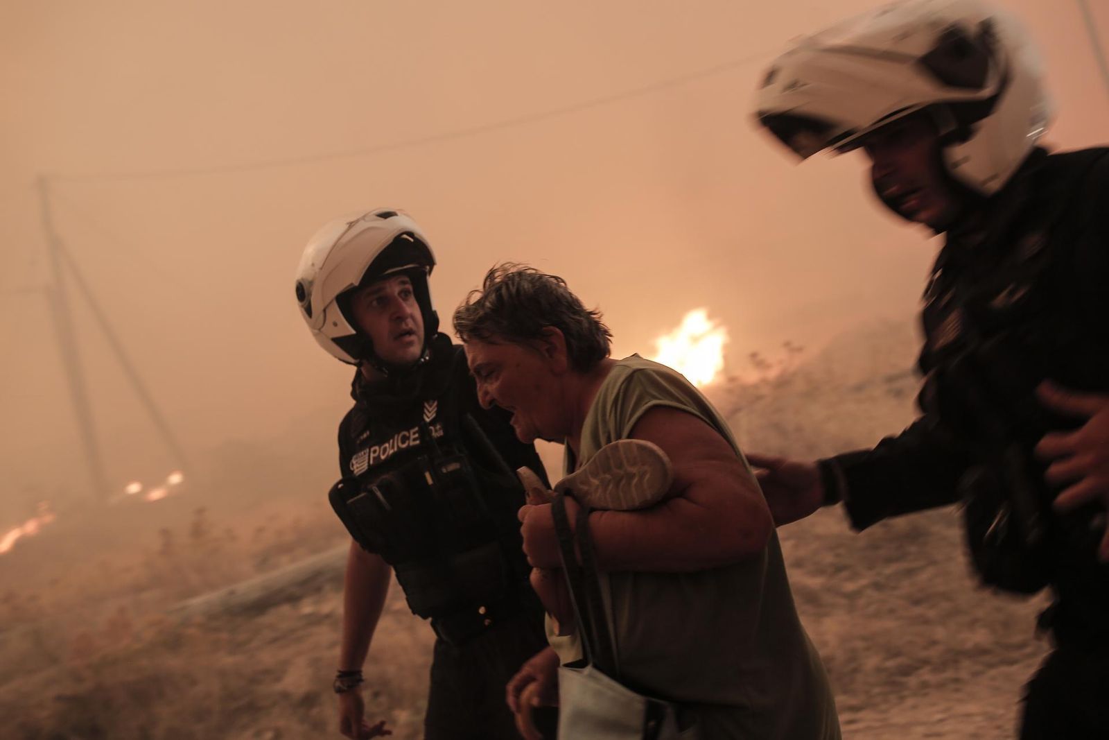 La tragedia de los incendios de Grecia