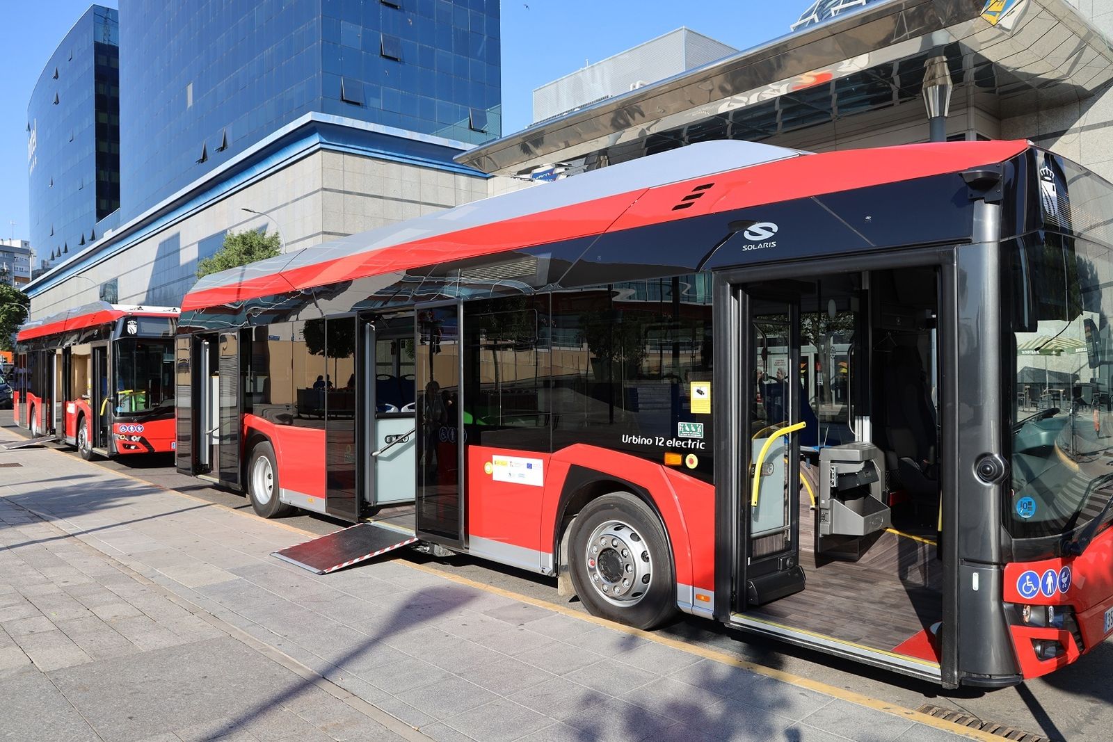 Nuevos autobuses eléctricos de la EMT de Fuenlabrada