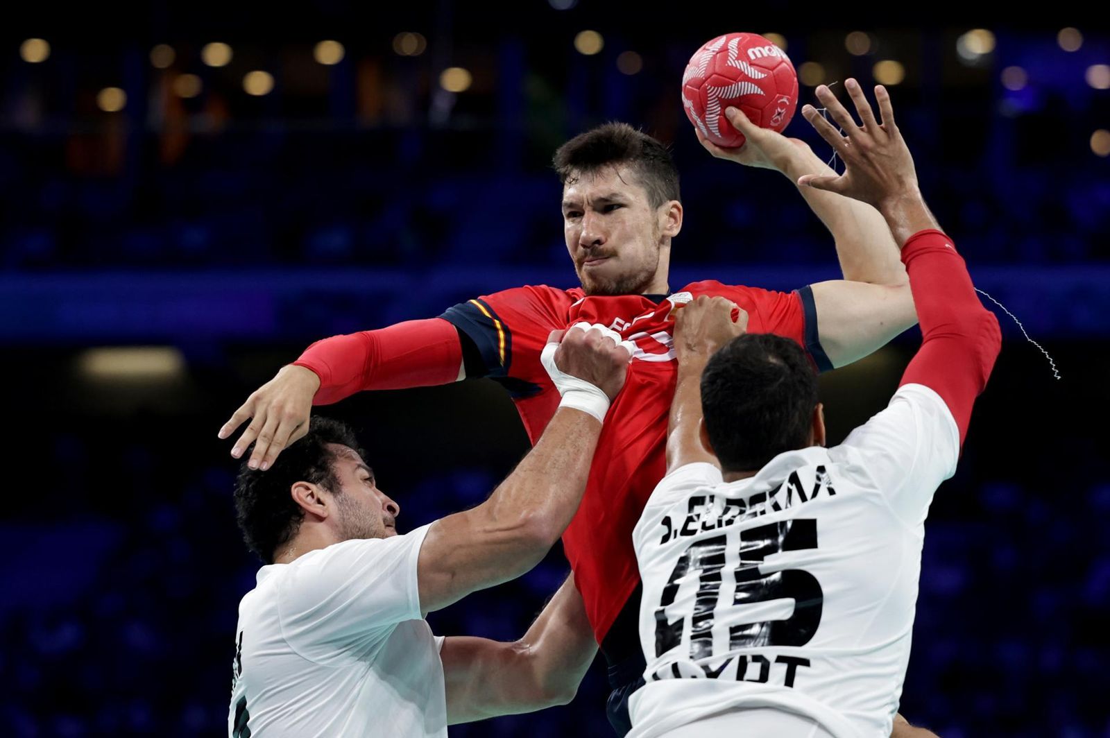 Alex Dujshebaev  ante Egipto