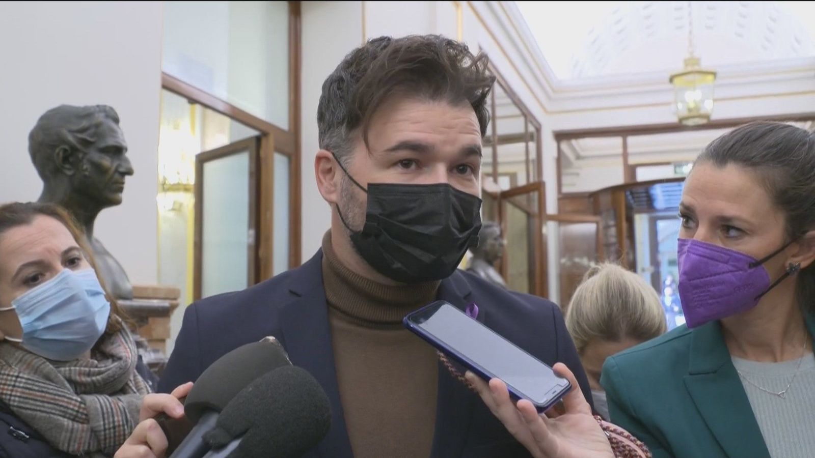 Rufián: Hay “una parte del Gobierno” que asume el “éxito” de la inmersión lingüística