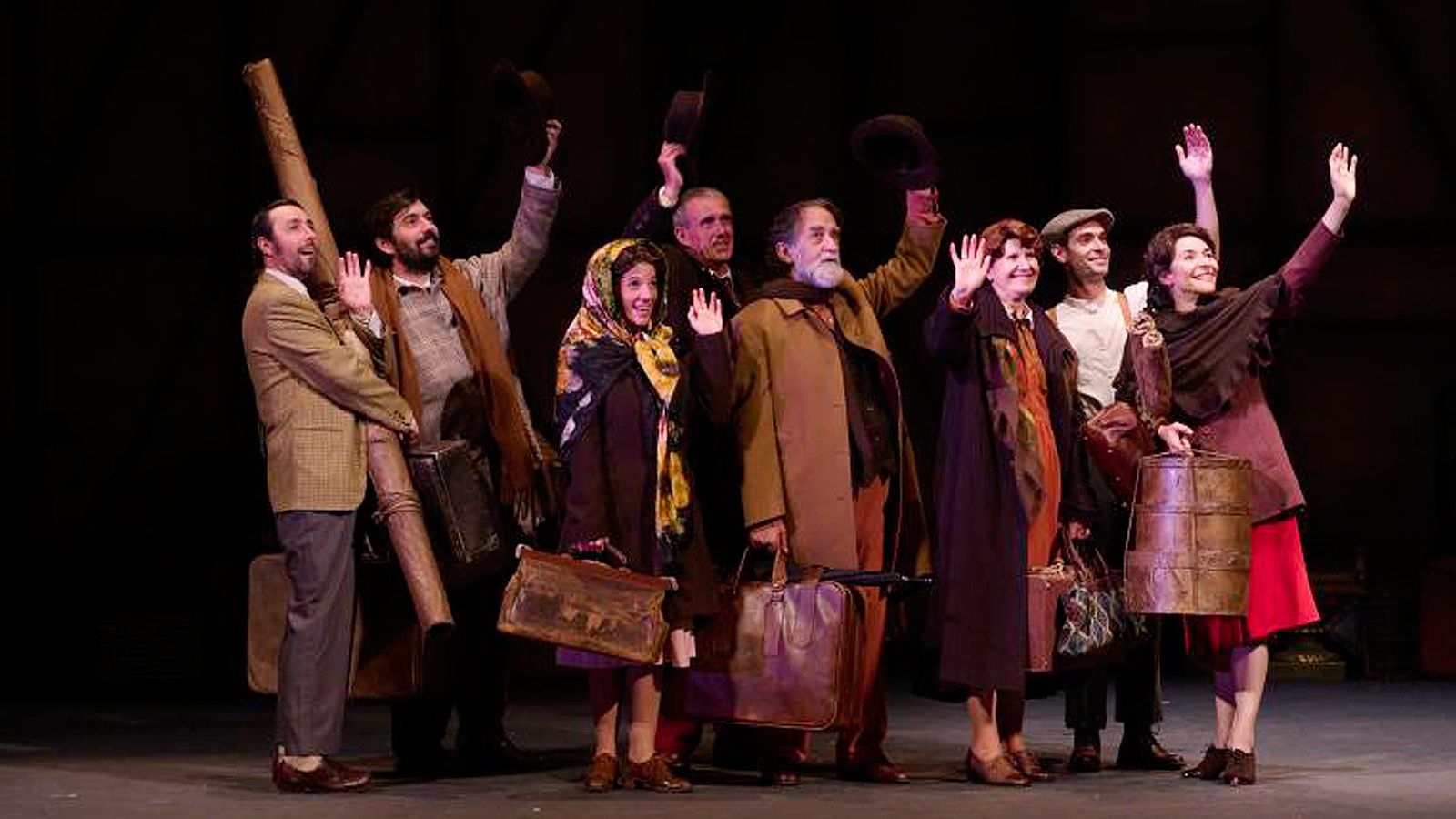 Escena de la obra 'El viaje a ninguna parte' , de Fernán Gómez