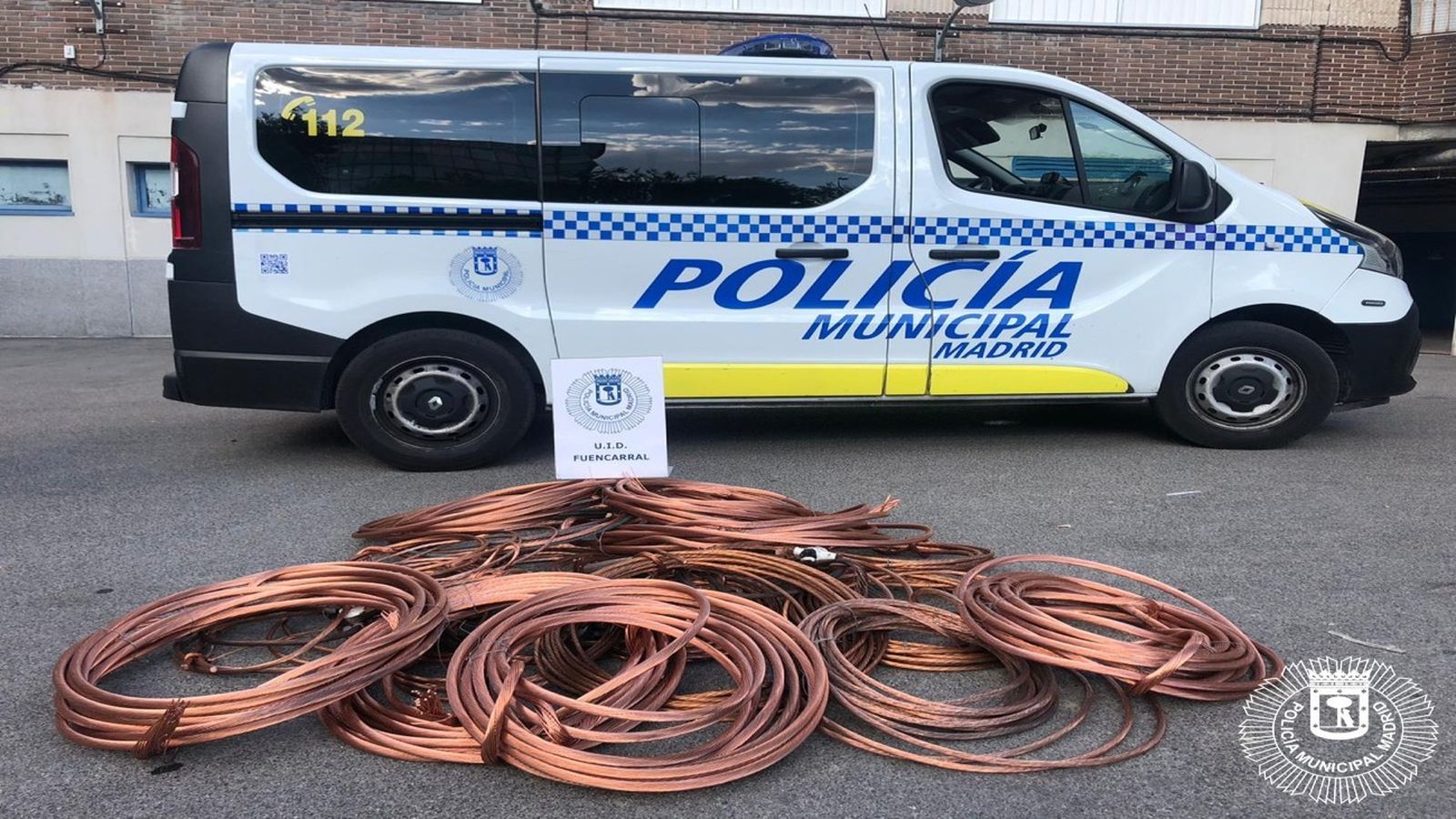 Robo de cable de cobre