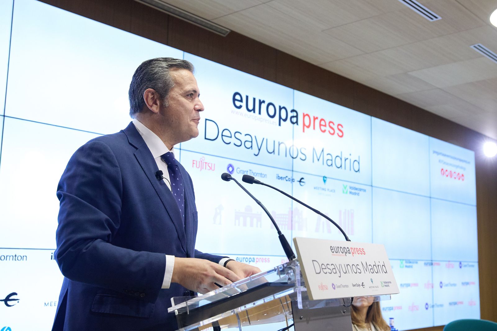 El consejero de Vivienda, Transportes e Infraestructuras de la  Comunidad de Madrid, Jorge Rodrigo