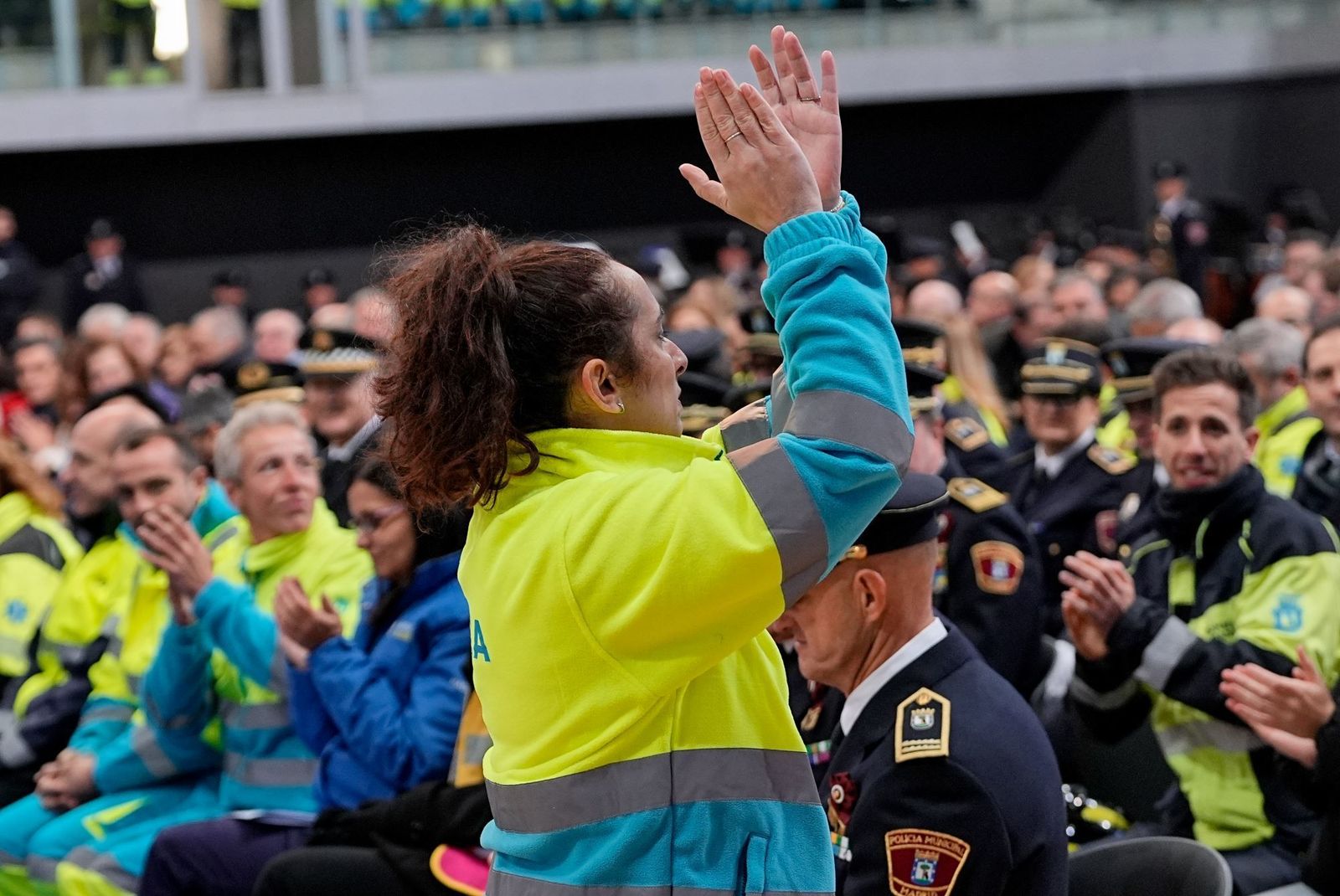 El Ayuntamiento de Madrid reconoce a los trabajadores que acudieron a las áreas afectadas por la DANA