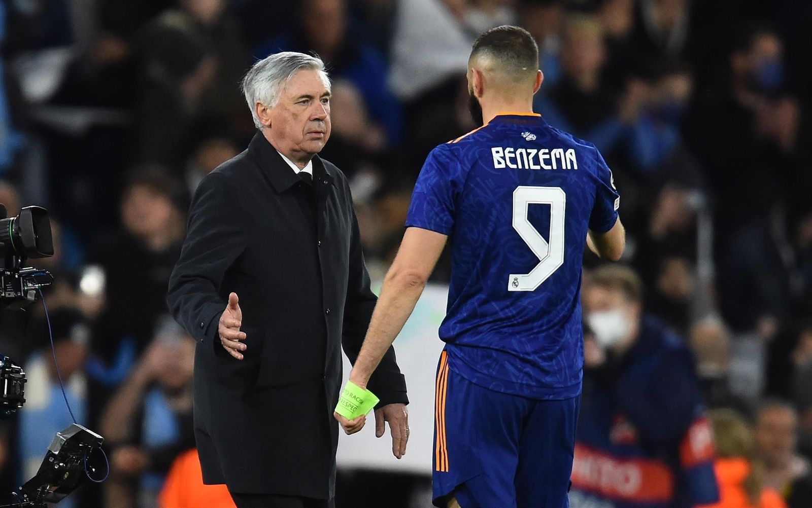 Ancelotti y Benzema