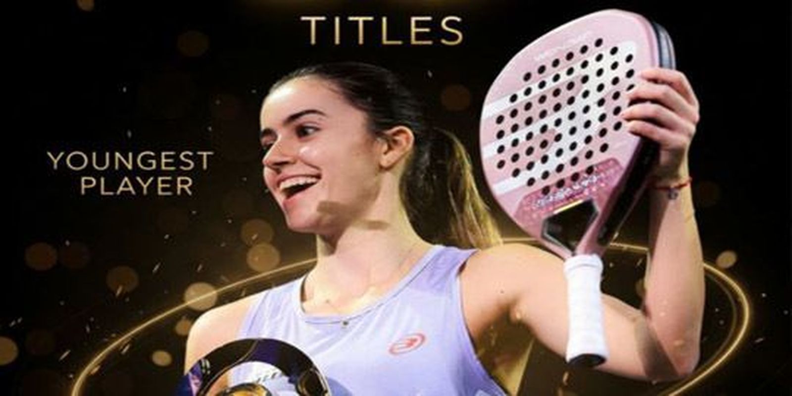 La madrileña Claudia Fernández, jugadora más joven en lograr 10 títulos profesionales de pádel