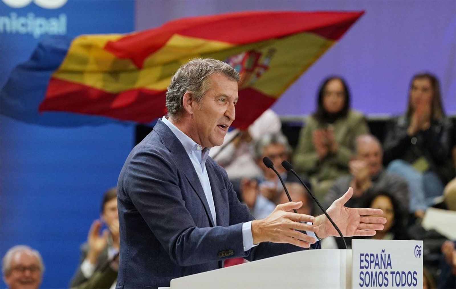 Feijóo: “Aguanta, Pedro, te vamos a echar los españoles libre y democráticamente”