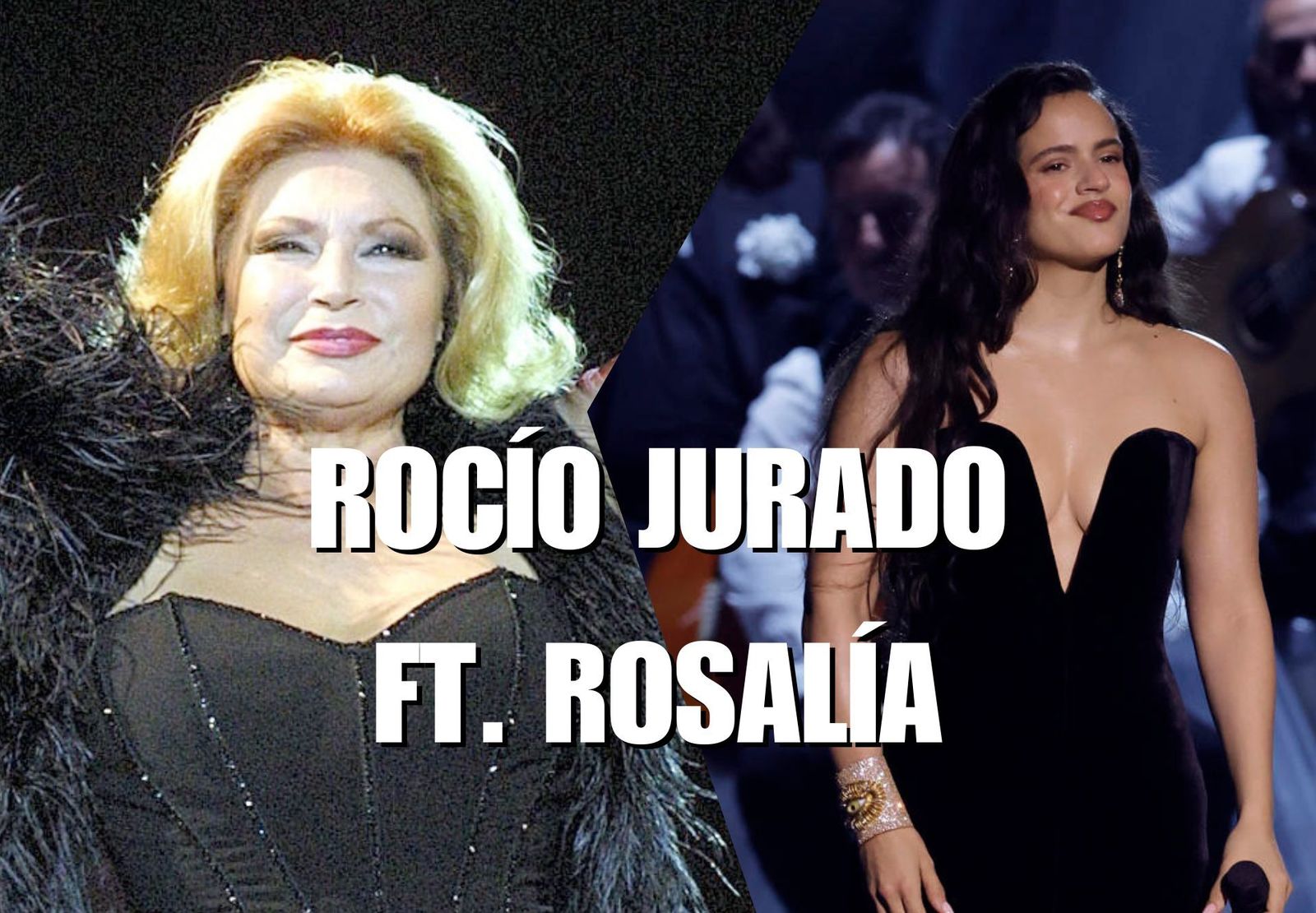 Rocío Jurado y Rosalía