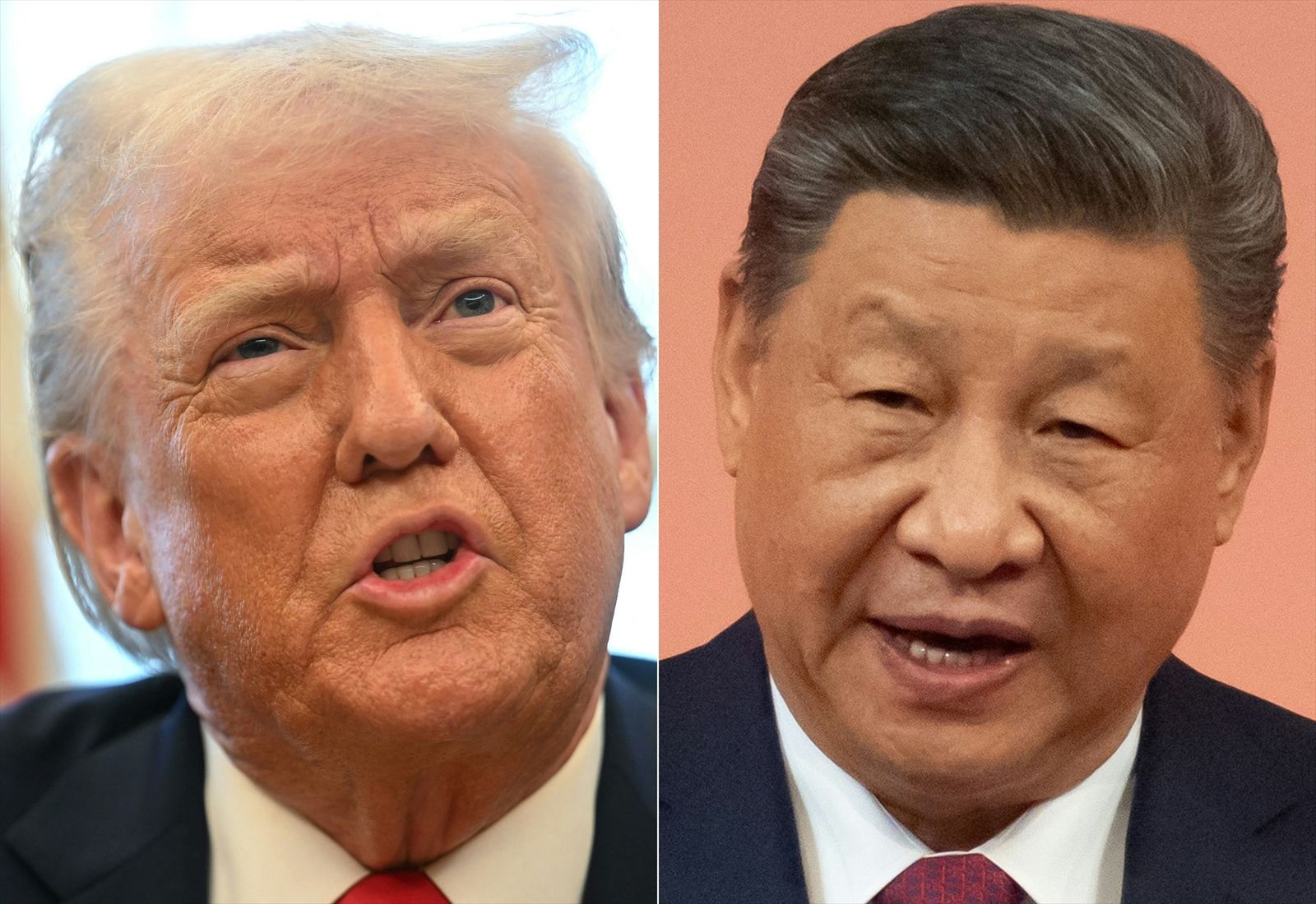 Los presidentes de EEUU, Donald Trump, y China, Xi Jinping