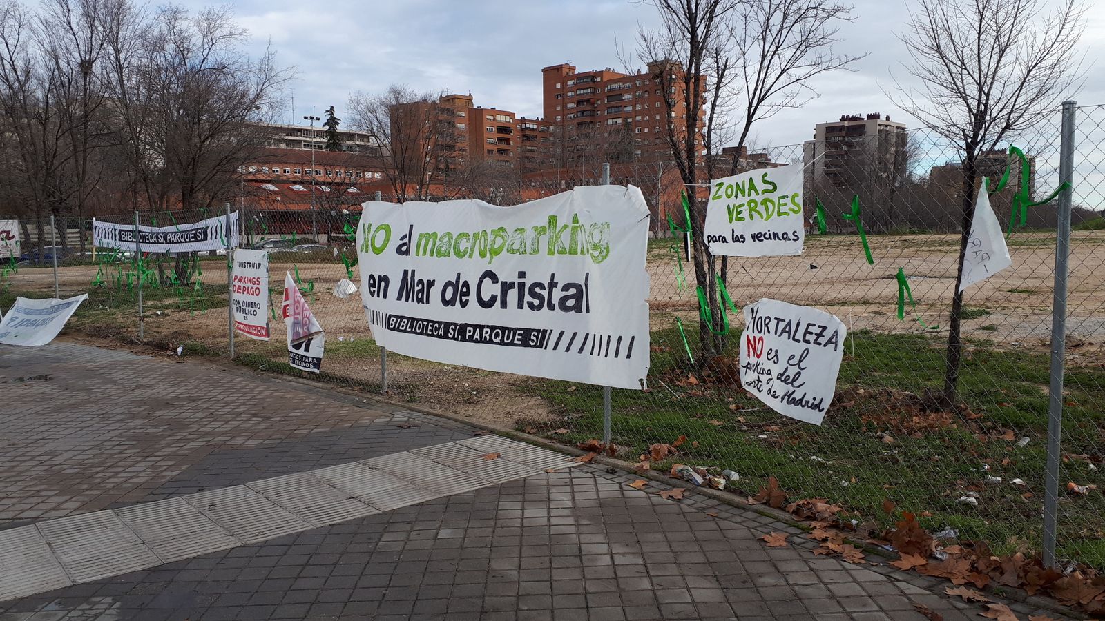 Terrenos de Mar de Cristal sobre los que se proyecta el aparcamiento