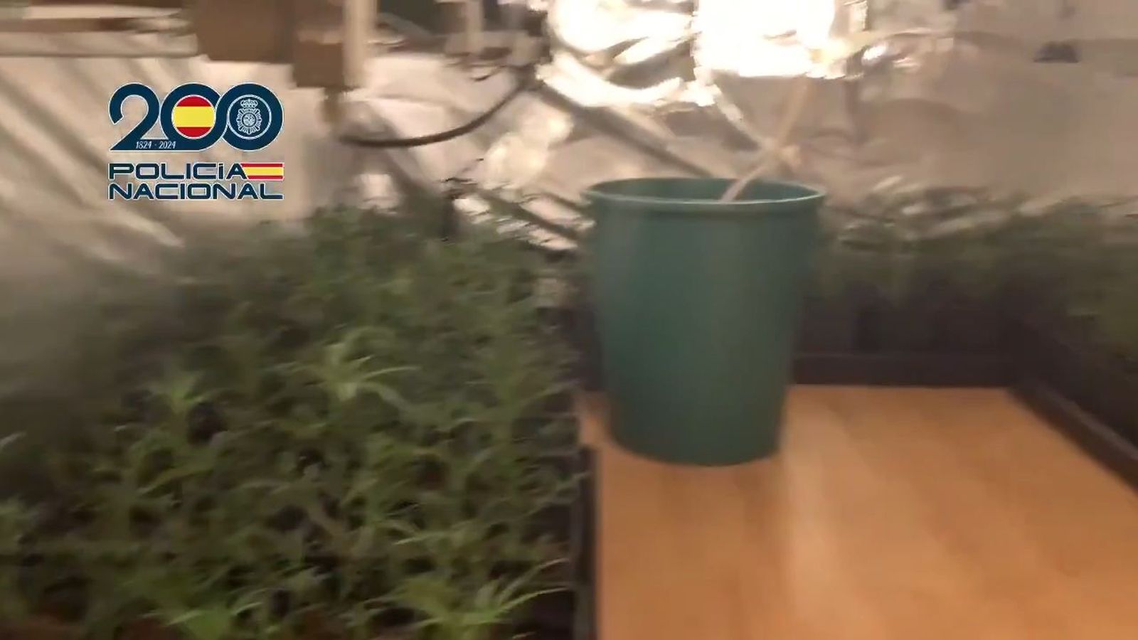 Operación antidroga en Villaverde.