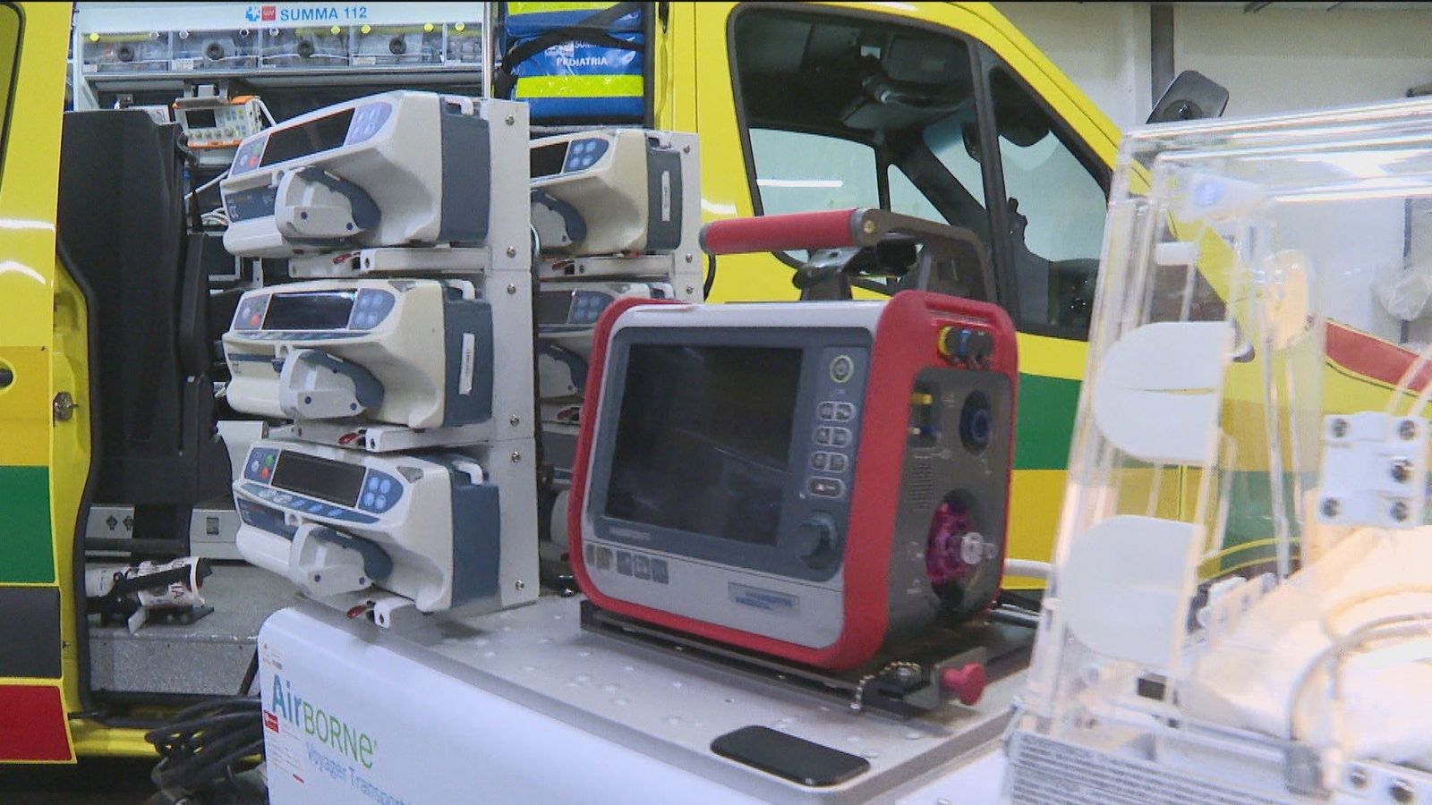 La Unidad de Transporte Neonatal del Summa 112 suma ya casi 400 traslados críticos este año en Madrid