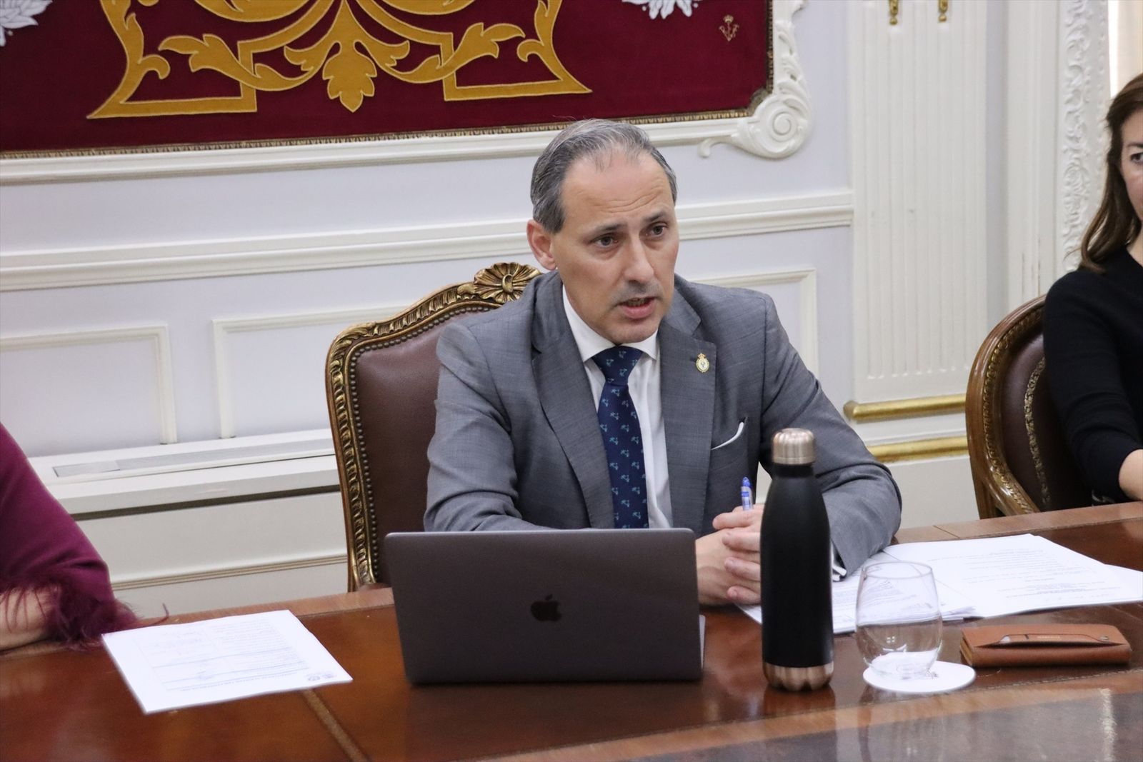 El decano del Colegio de la Abogacía de Madrid, Eugenio Ribón