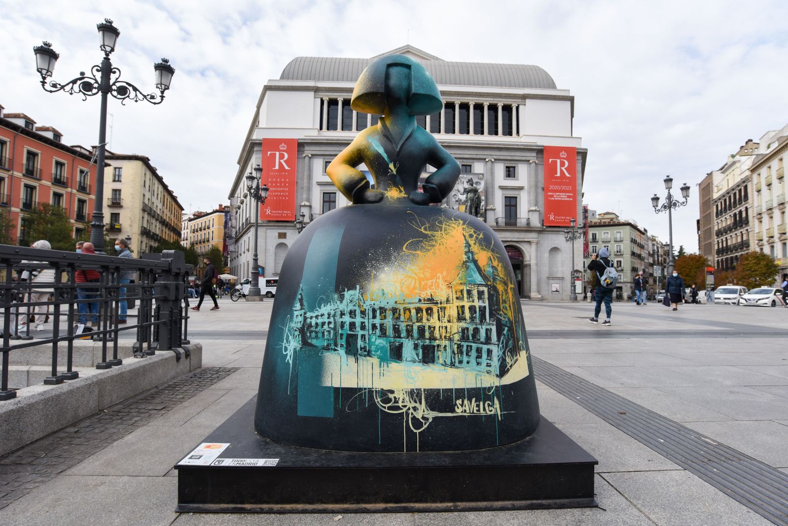 Las 'Meninas' de Madrid recaudan dinero para La Palma